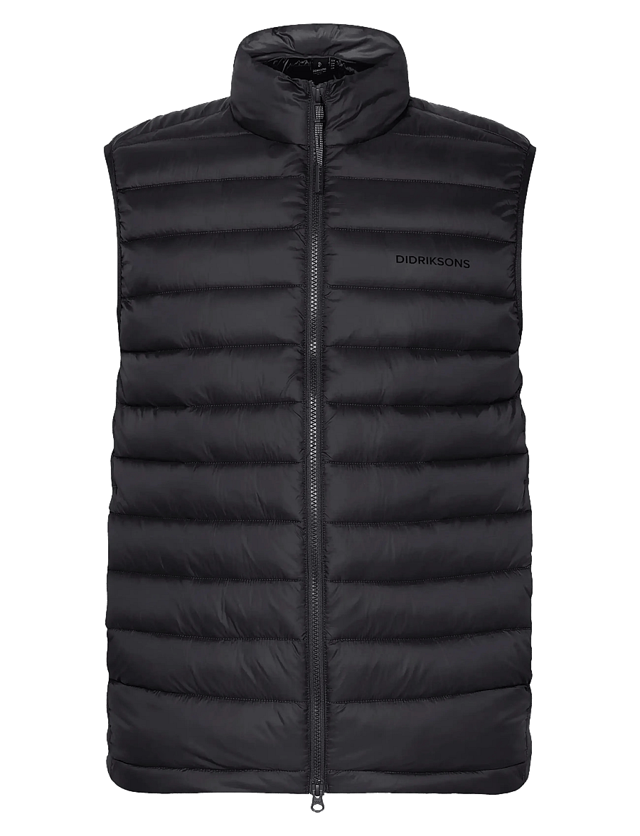 Didriksons - MARINO USX VEST - westen - black - 1