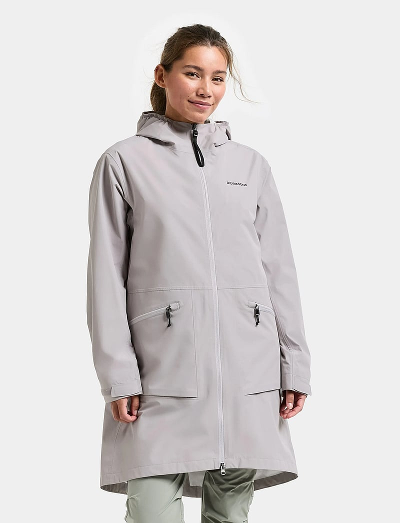 Didriksons - ELIANA WNS PARKA - ytterkläder - sunrise mist - 0