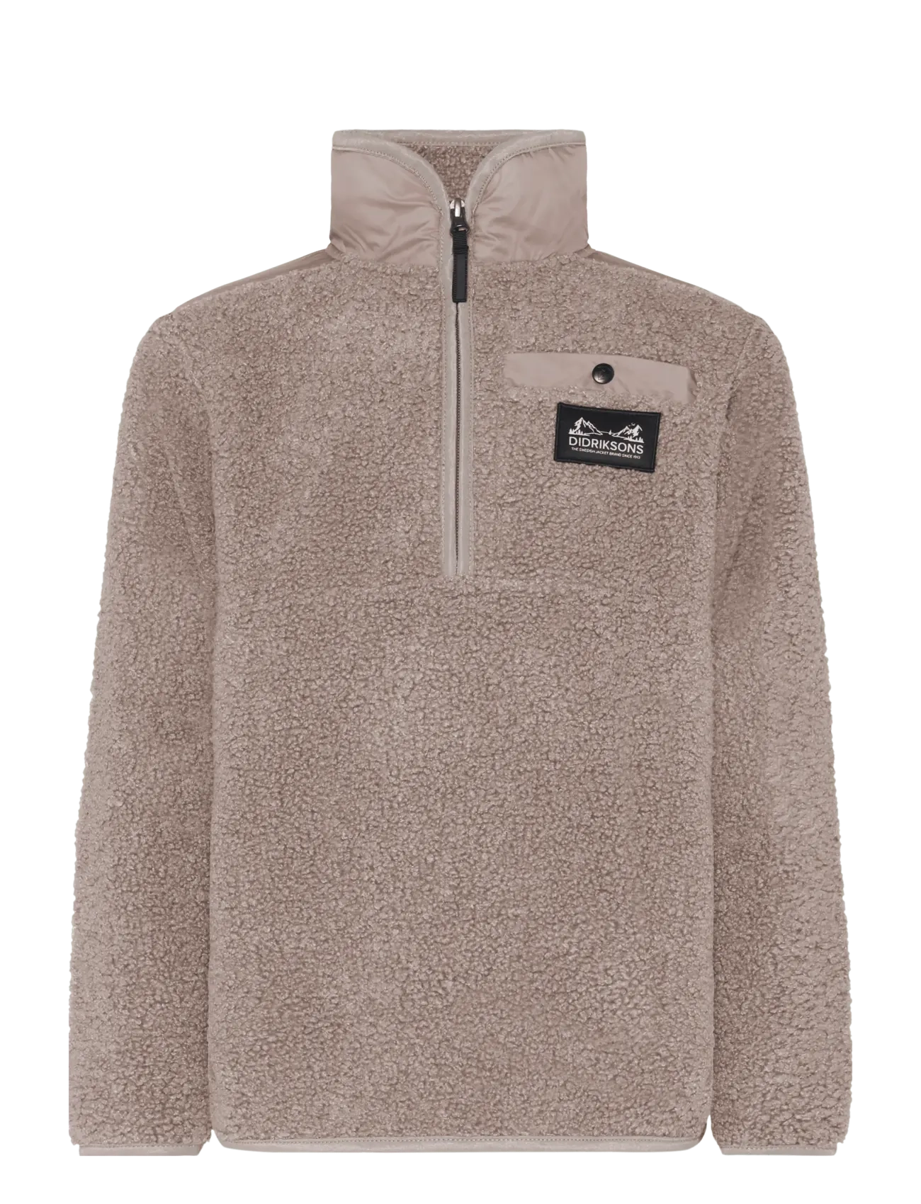 Didriksons EXA KIDS HALF Z - Didriksons - ASH BROWN / beige