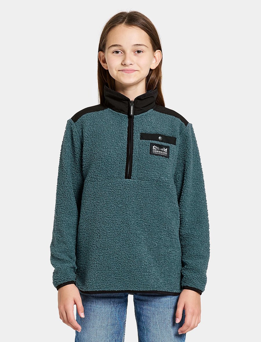 Didriksons - EXA KIDS HALF Z - sweaters - star blue - 0