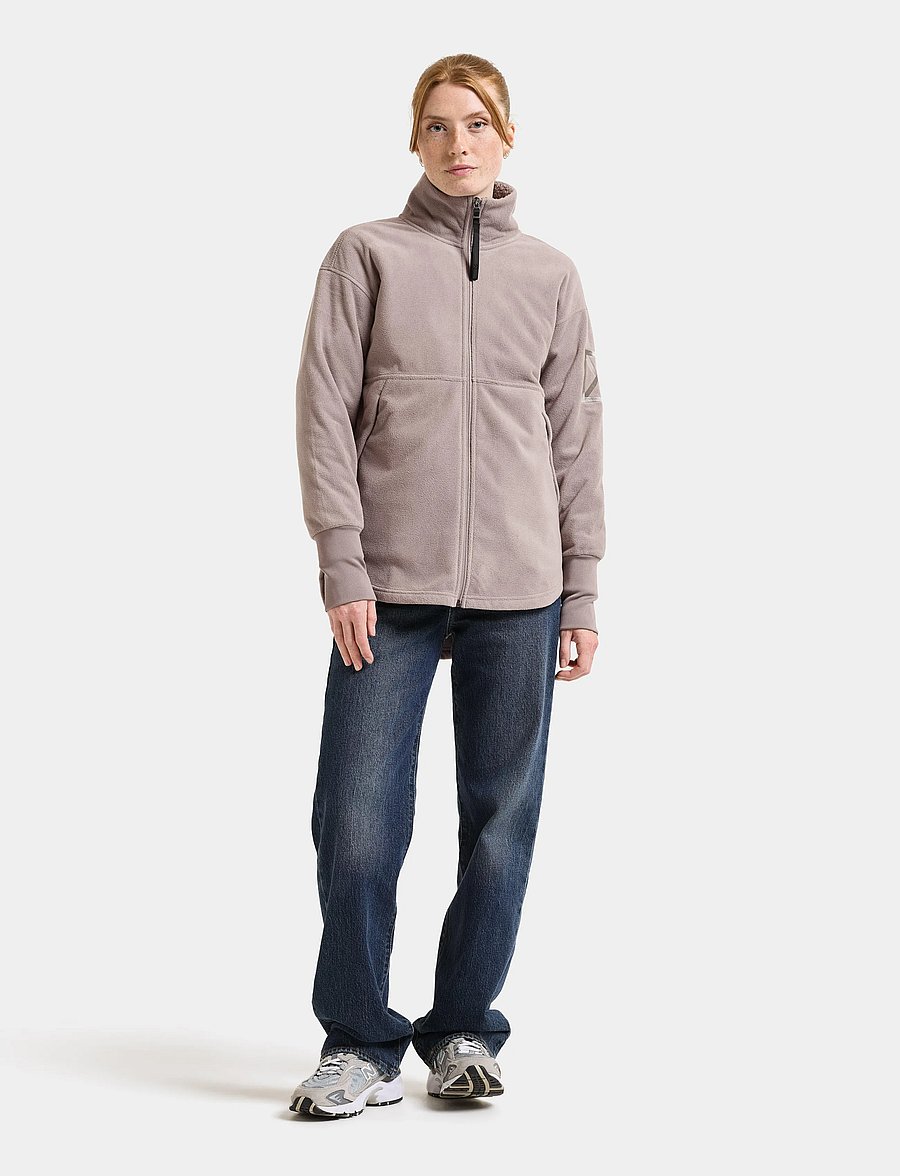 Didriksons - Ronja Windproof Full-Zip - oberteile - ash brown - 4