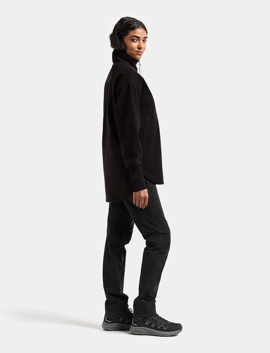 Didriksons - Ronja Windproof Full-Zip - kampsunid ja vahekihid - black - 5