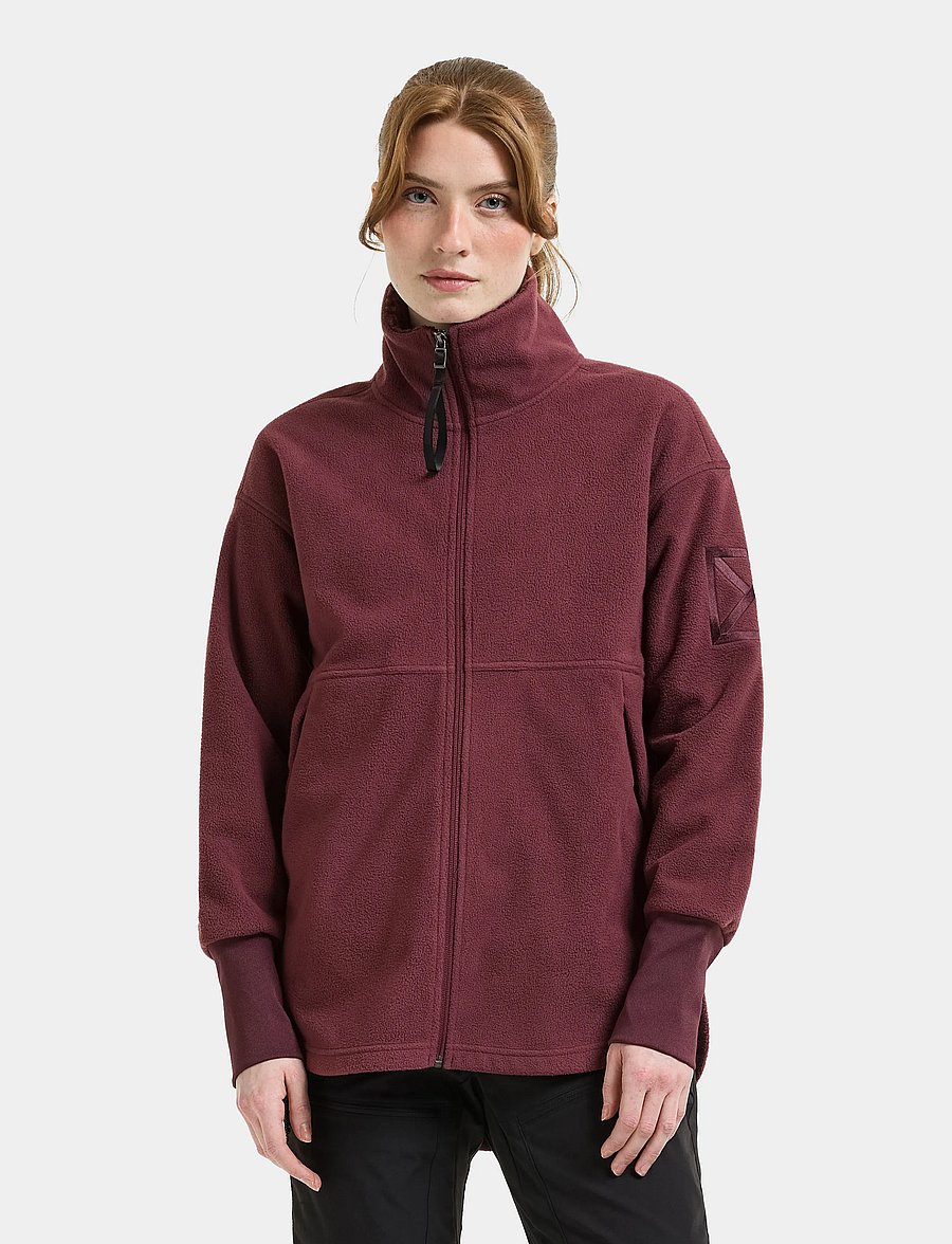 Didriksons - Ronja Windproof Full-Zip - oberteile - old rust - 0