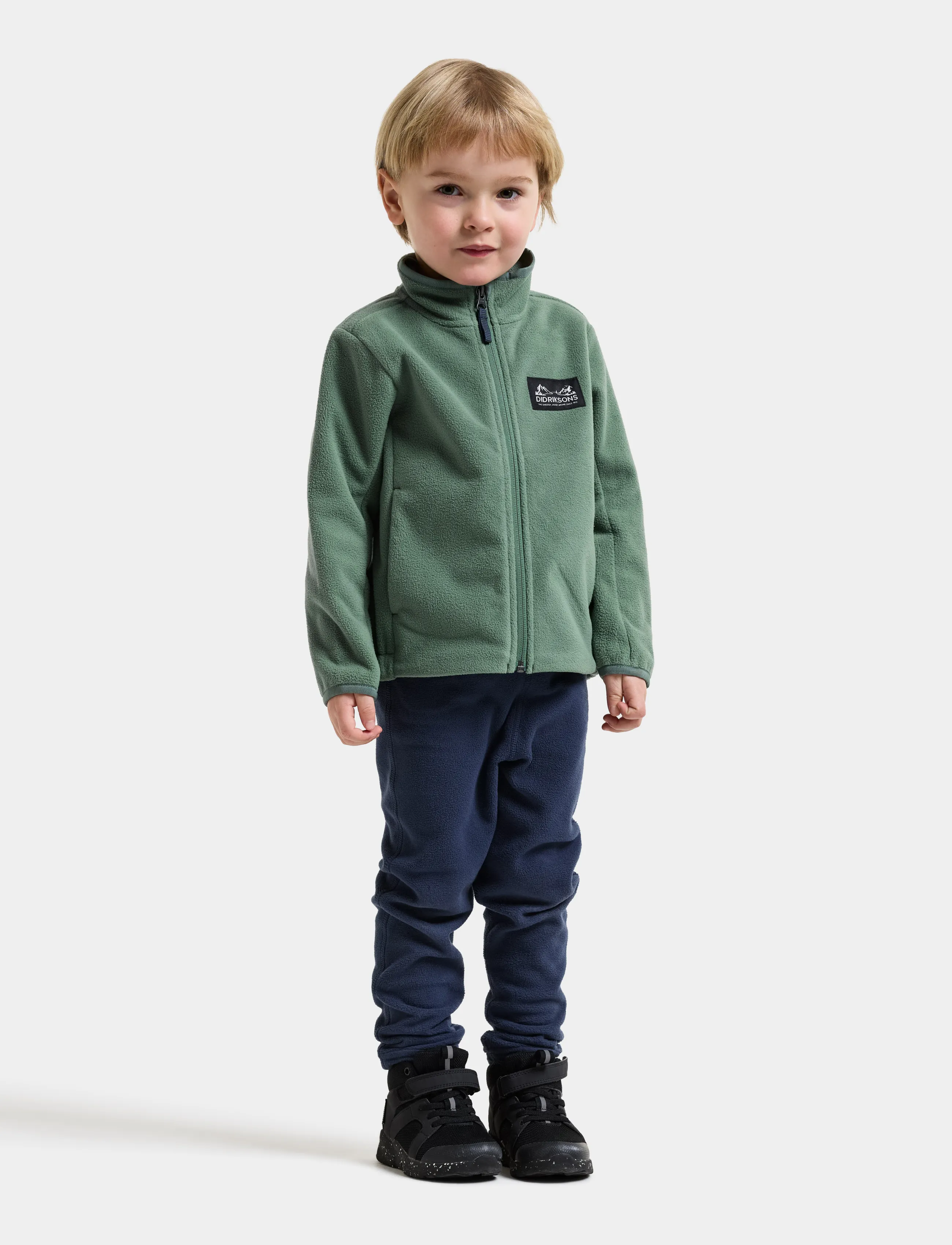 Didriksons - Muskot Windproof Kids' Jacket - paksud joped - dark moss - 5