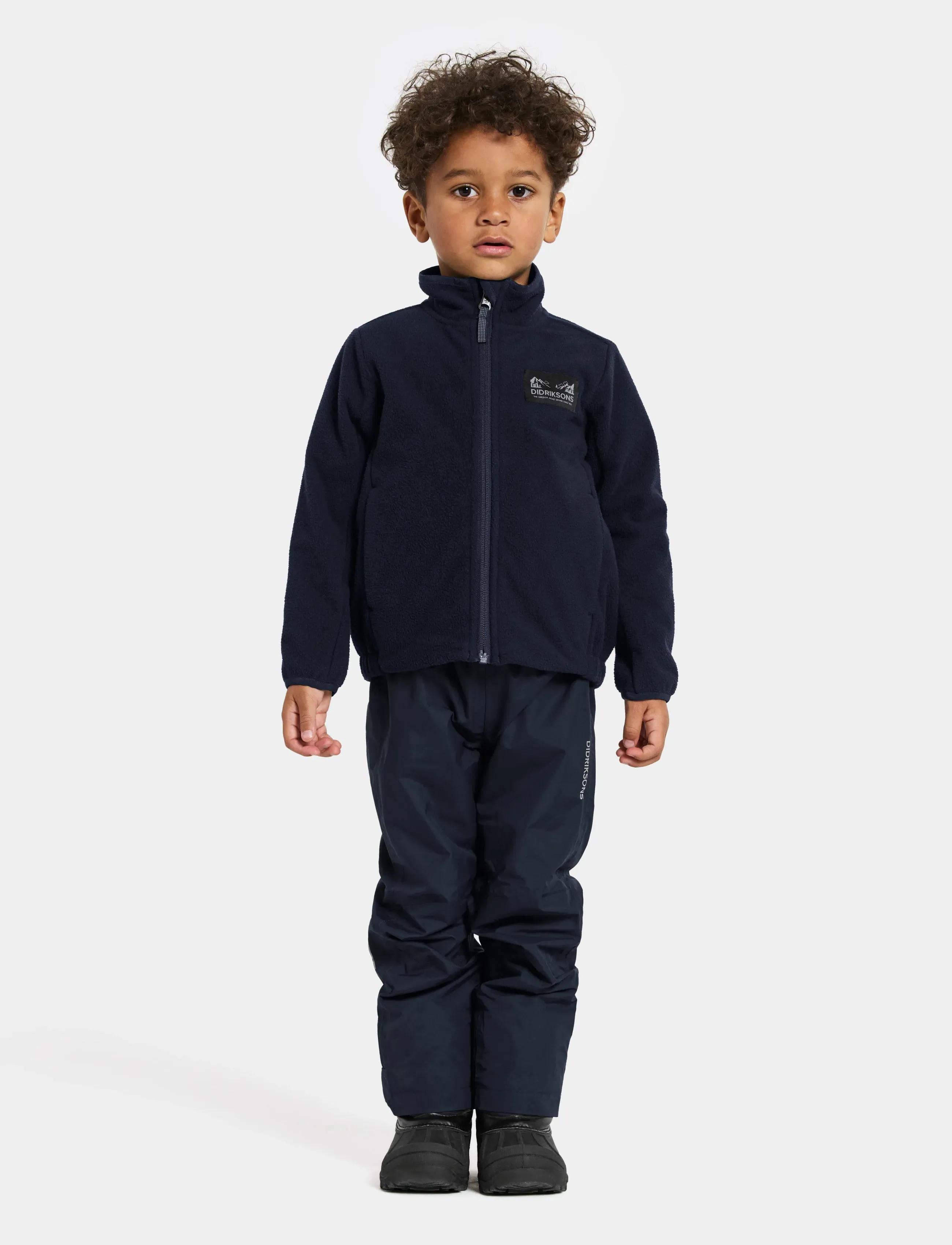 Didriksons - Muskot Windproof Kids' Jacket - paksud joped - dark night blue - 3