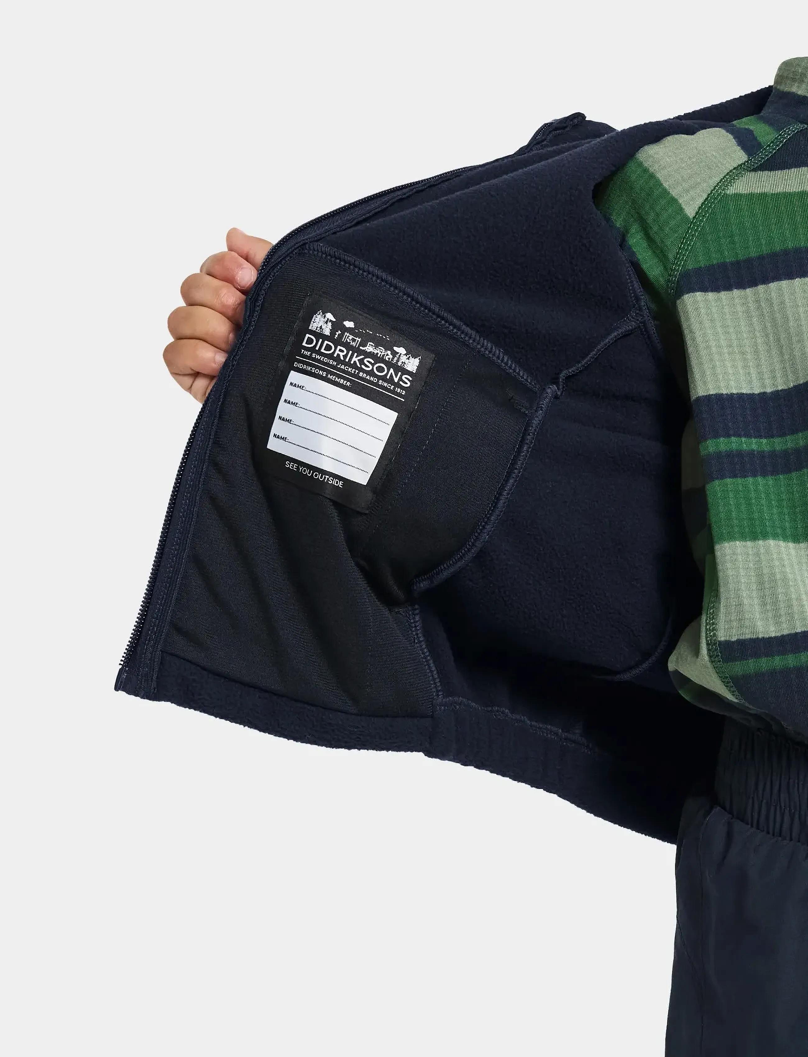Didriksons - Muskot Windproof Kids' Jacket - paksud joped - dark night blue - 5