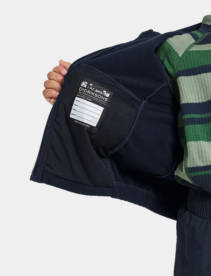 Didriksons - Muskot Windproof Kids' Jacket - isolerede jakker - dark night blue - 5