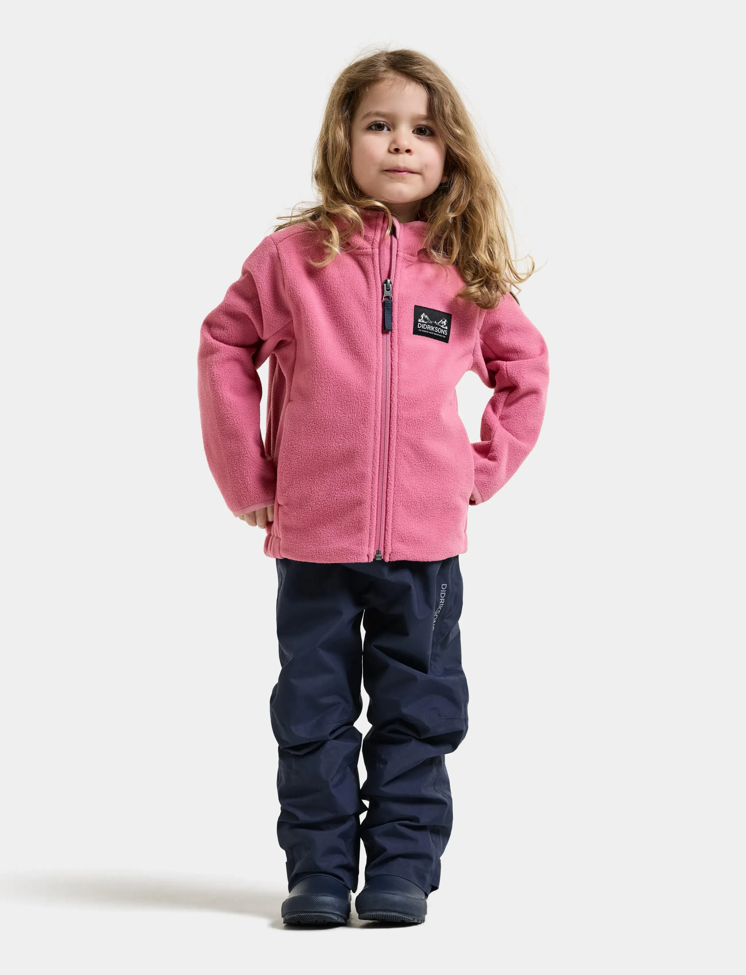 Didriksons - Muskot Windproof Kids' Jacket - isolerede jakker - heather pink - 3