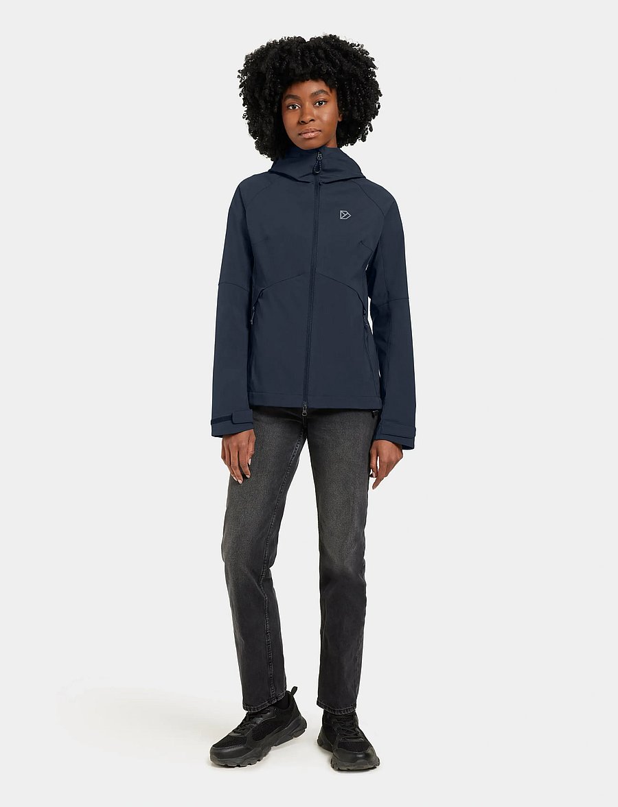 Didriksons - PETRA WNS JKT 5 - friluftsjackor - dark night blue - 5