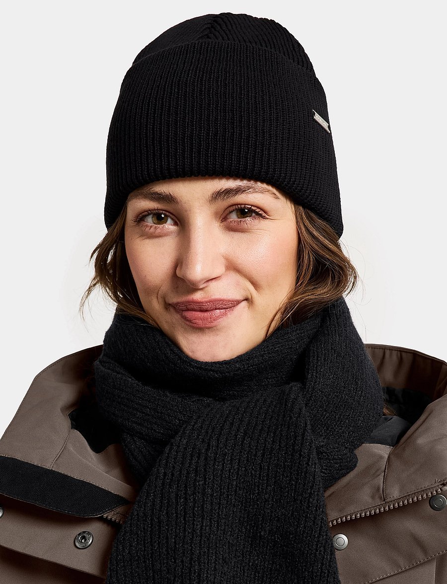 Didriksons - River Beanie - alltags-style - black - 2