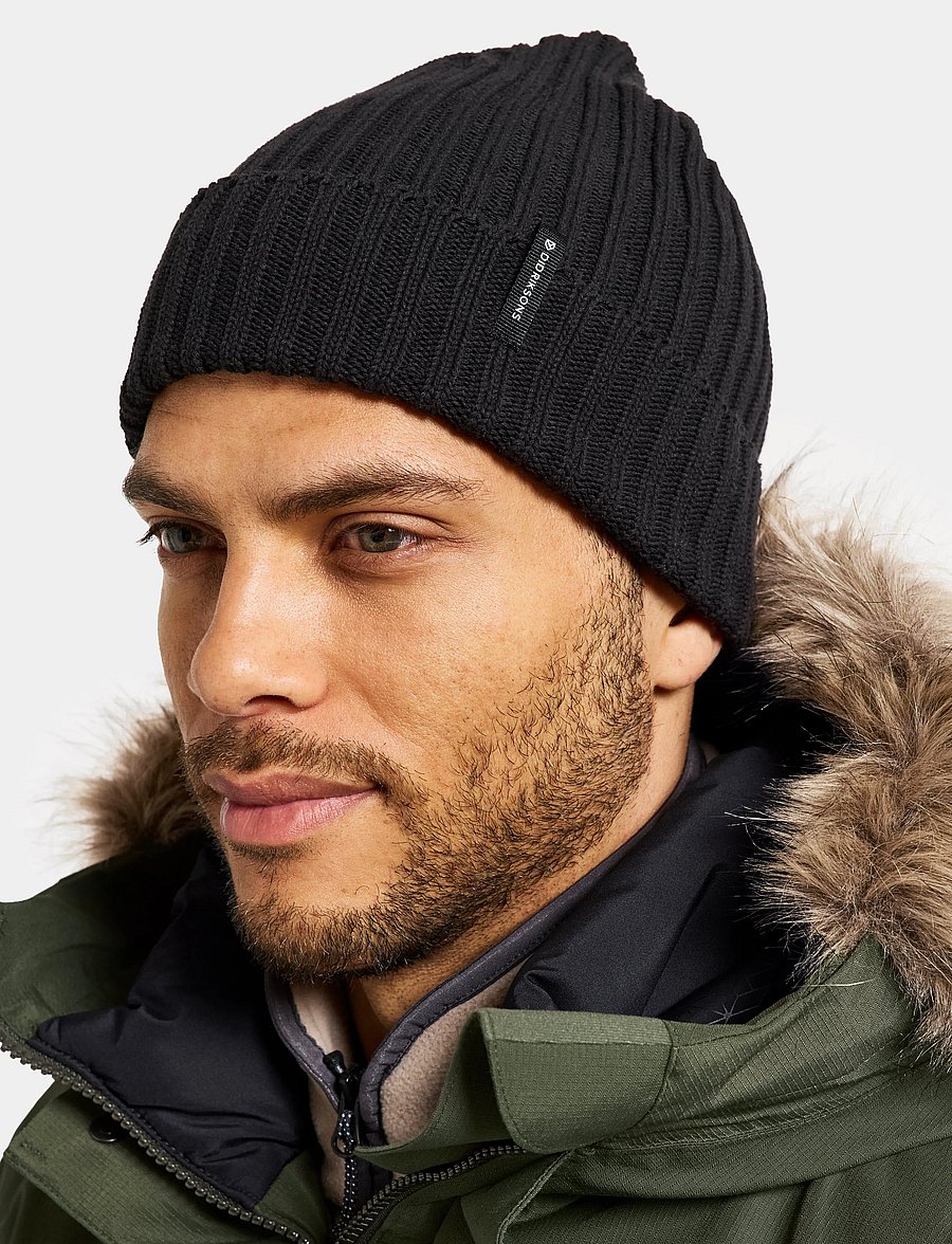 Didriksons - Laken Beanie - alltags-style - black - 0