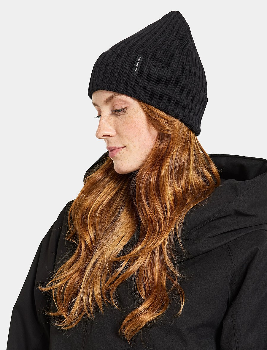Didriksons - Laken Beanie - alltags-style - black - 2