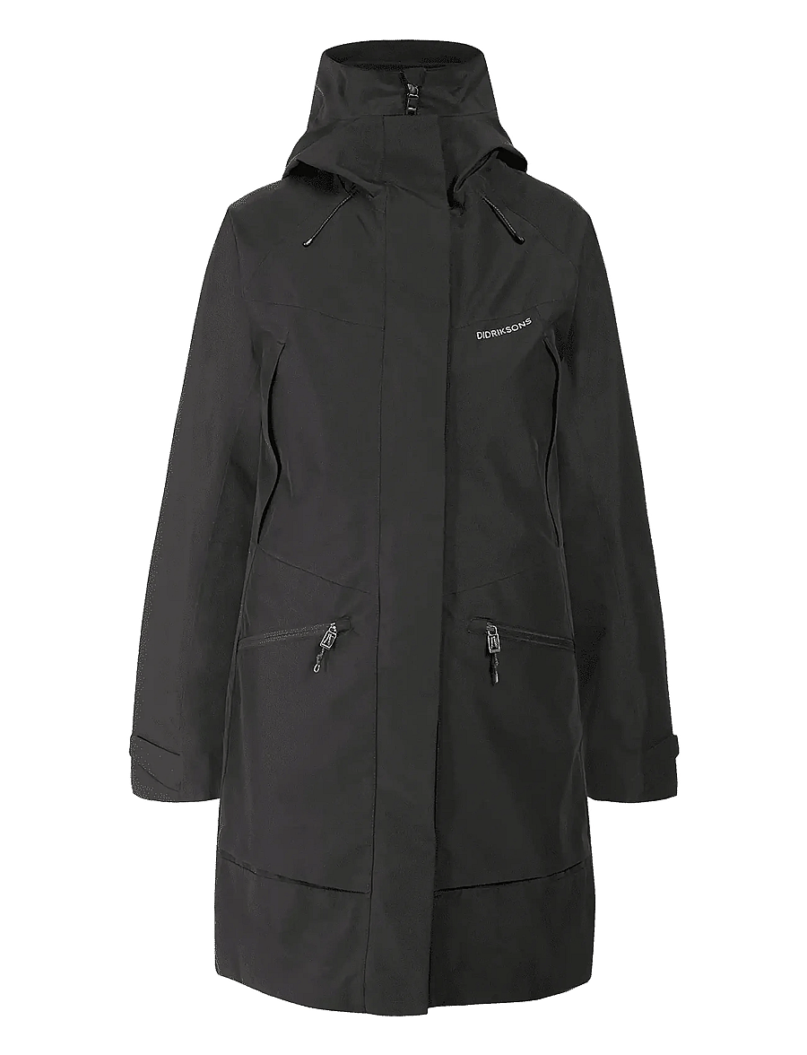Didriksons - Ilma Parka - jacken - black - 1