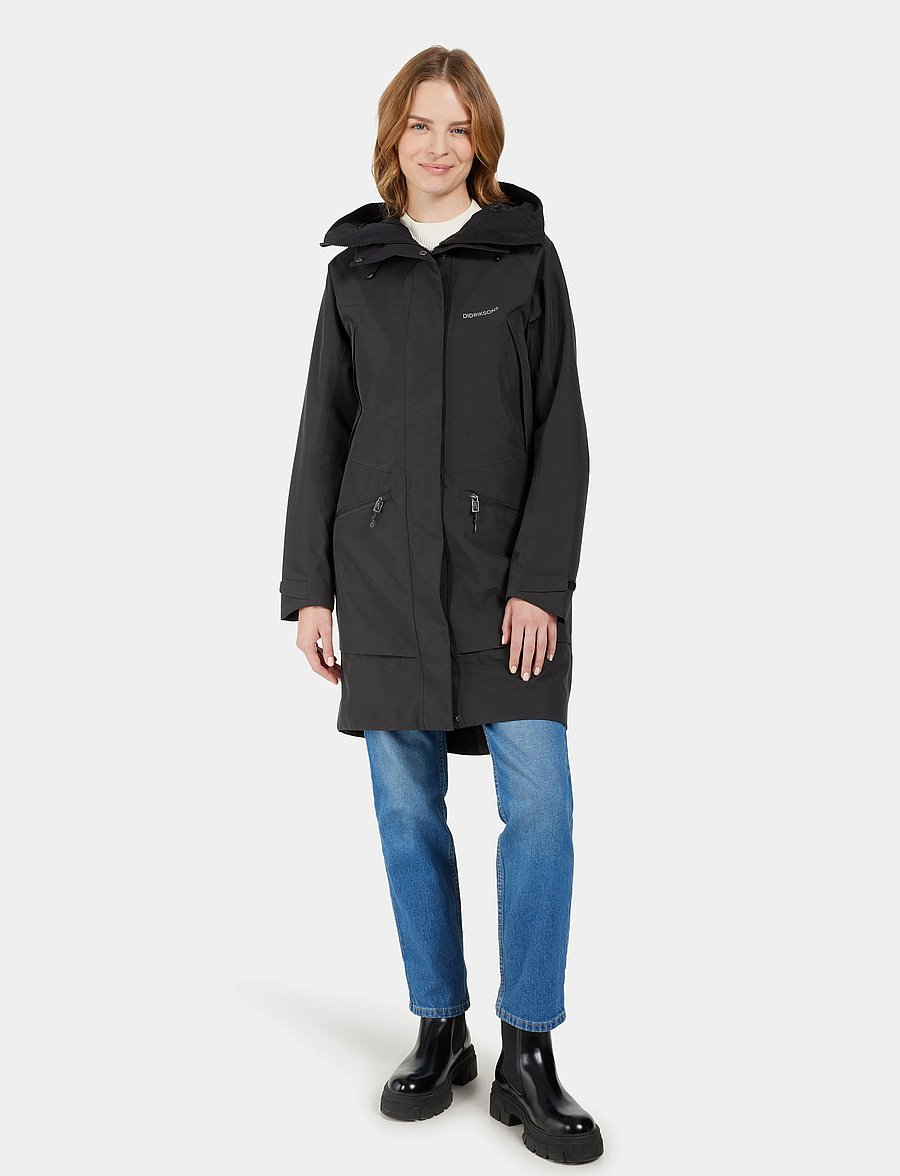 Didriksons - Ilma Parka - jacken - black - 3