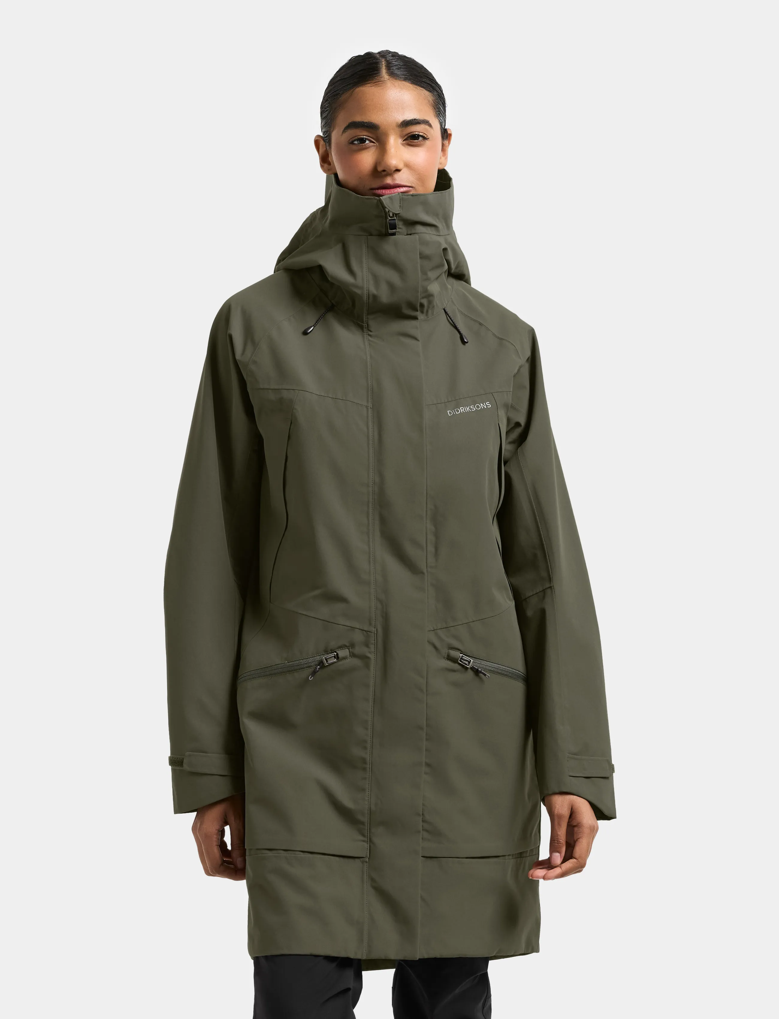 Didriksons Ilma Parka, 40, Green, Sport Jackets > Sport Parkas, Dame