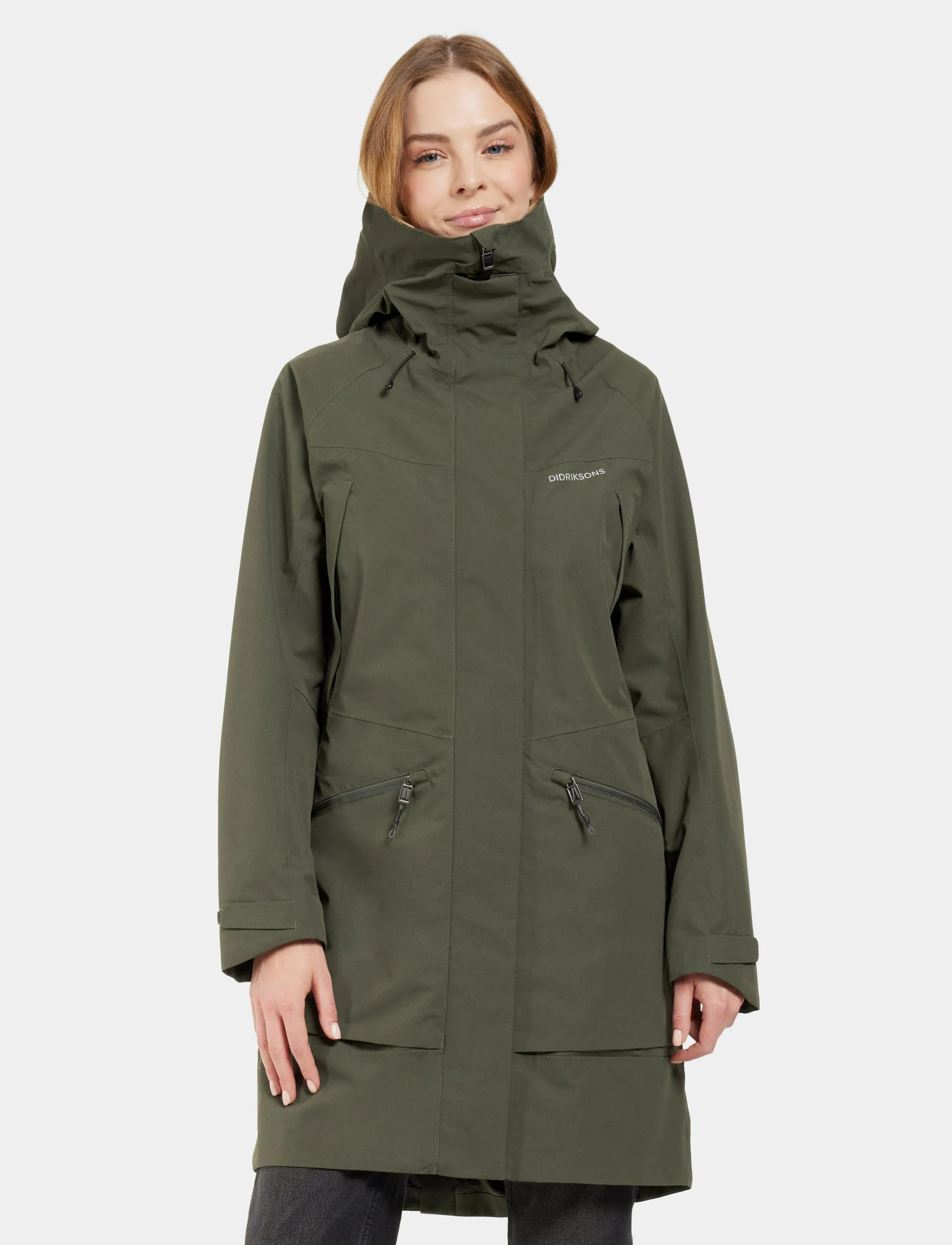 Didriksons Ilma Parka - Træningsjakker - DEEP GREEN / green