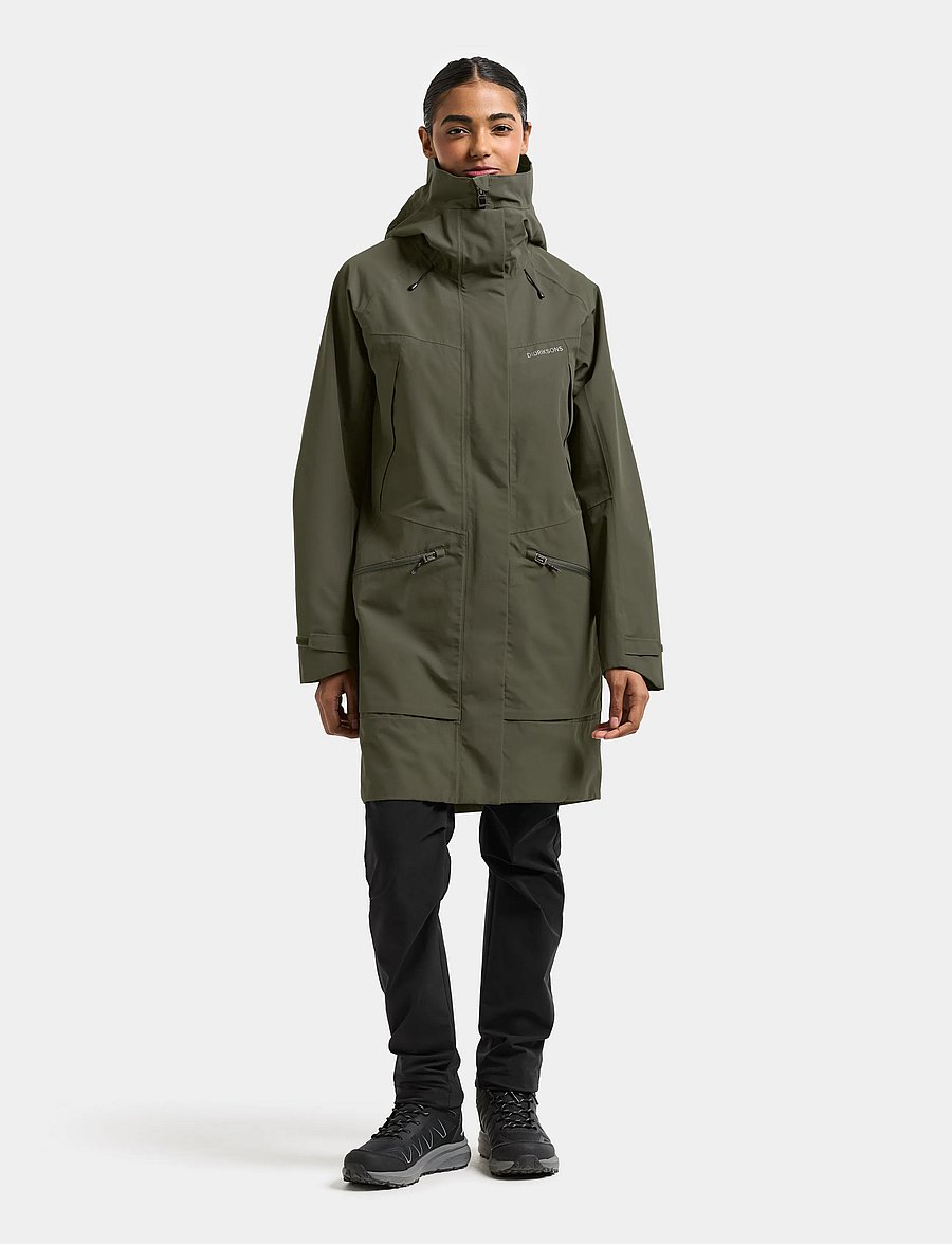 Didriksons - Ilma Parka - jacken - deep green - 4