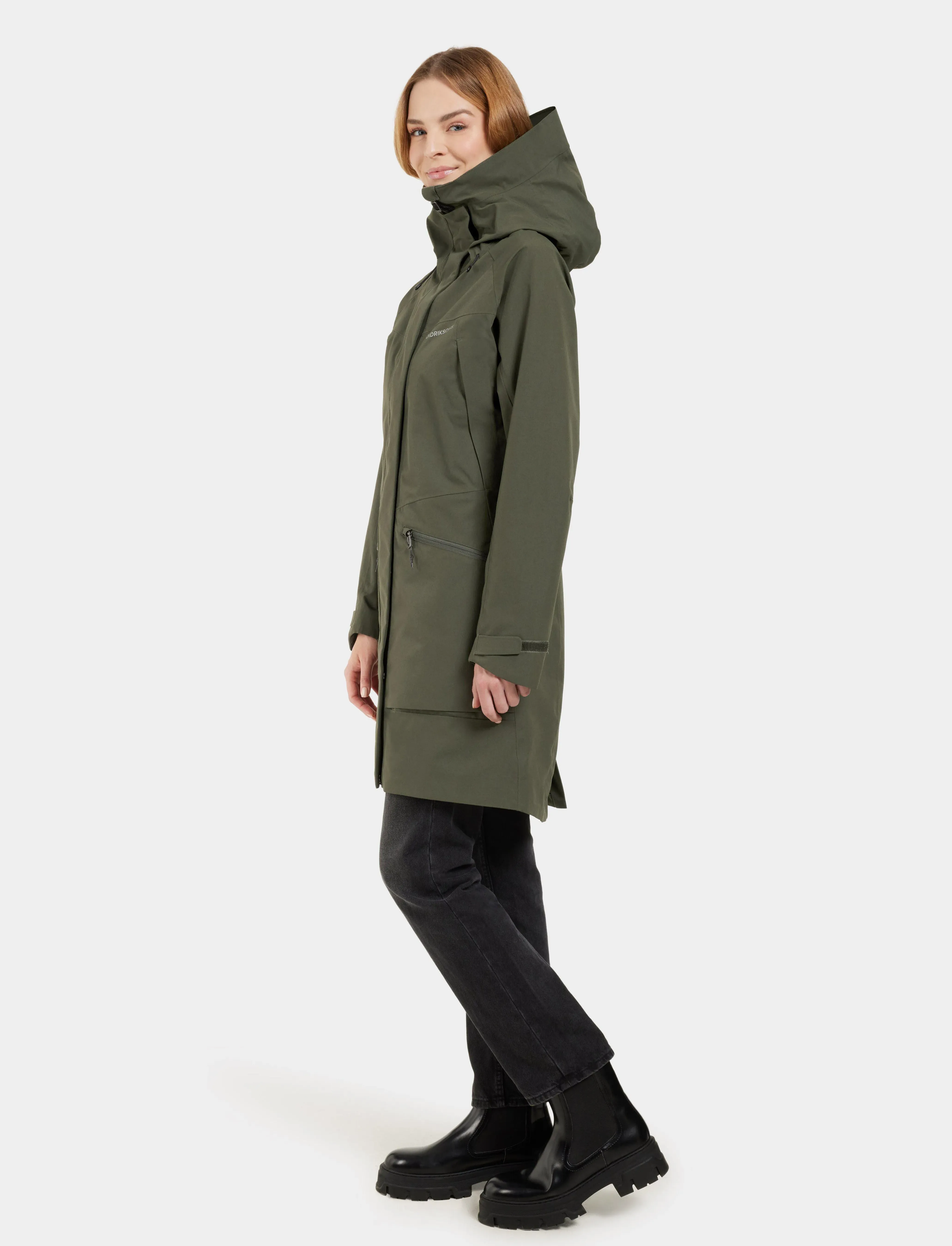 Didriksons - Ilma Parka - parkasjackor - deep green - 5