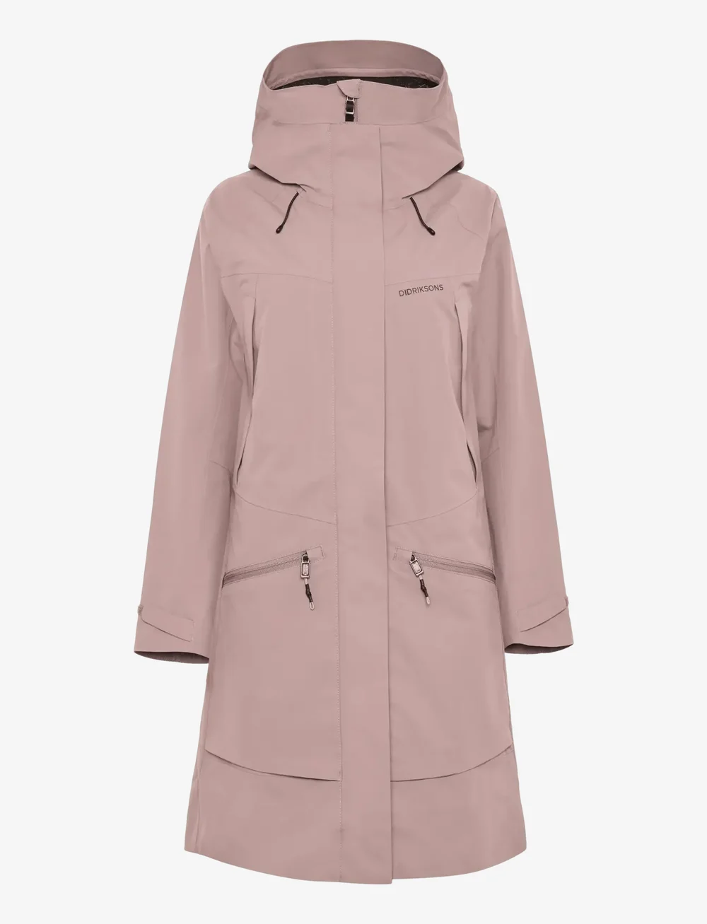Didriksons - ILMA WNS PARKA 8 - jakker - faded wine - 1