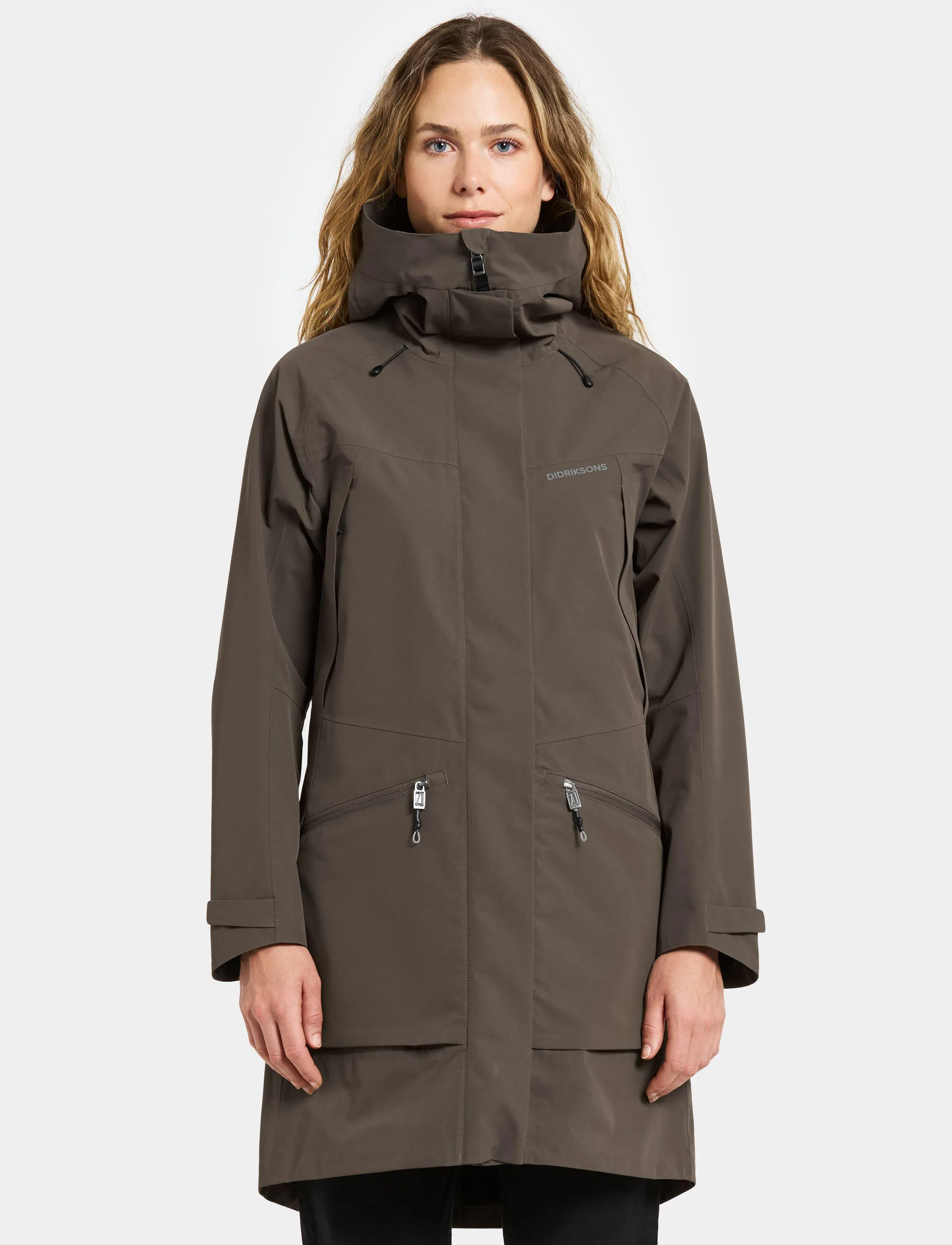 Didriksons Ilma Parka, 42, Brown, Sport Jackets > Sport Parkas, Dame