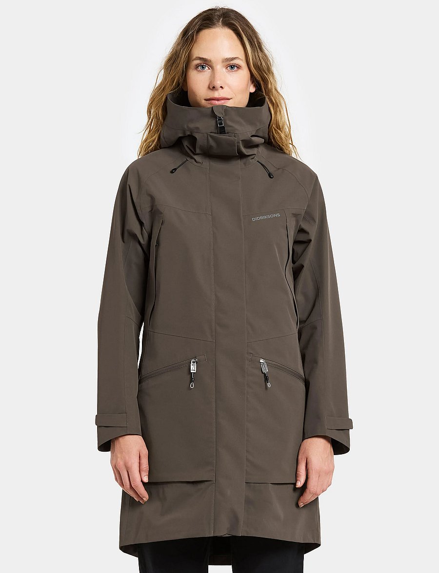 Didriksons - Ilma Parka - jacken - mocha brown - 0