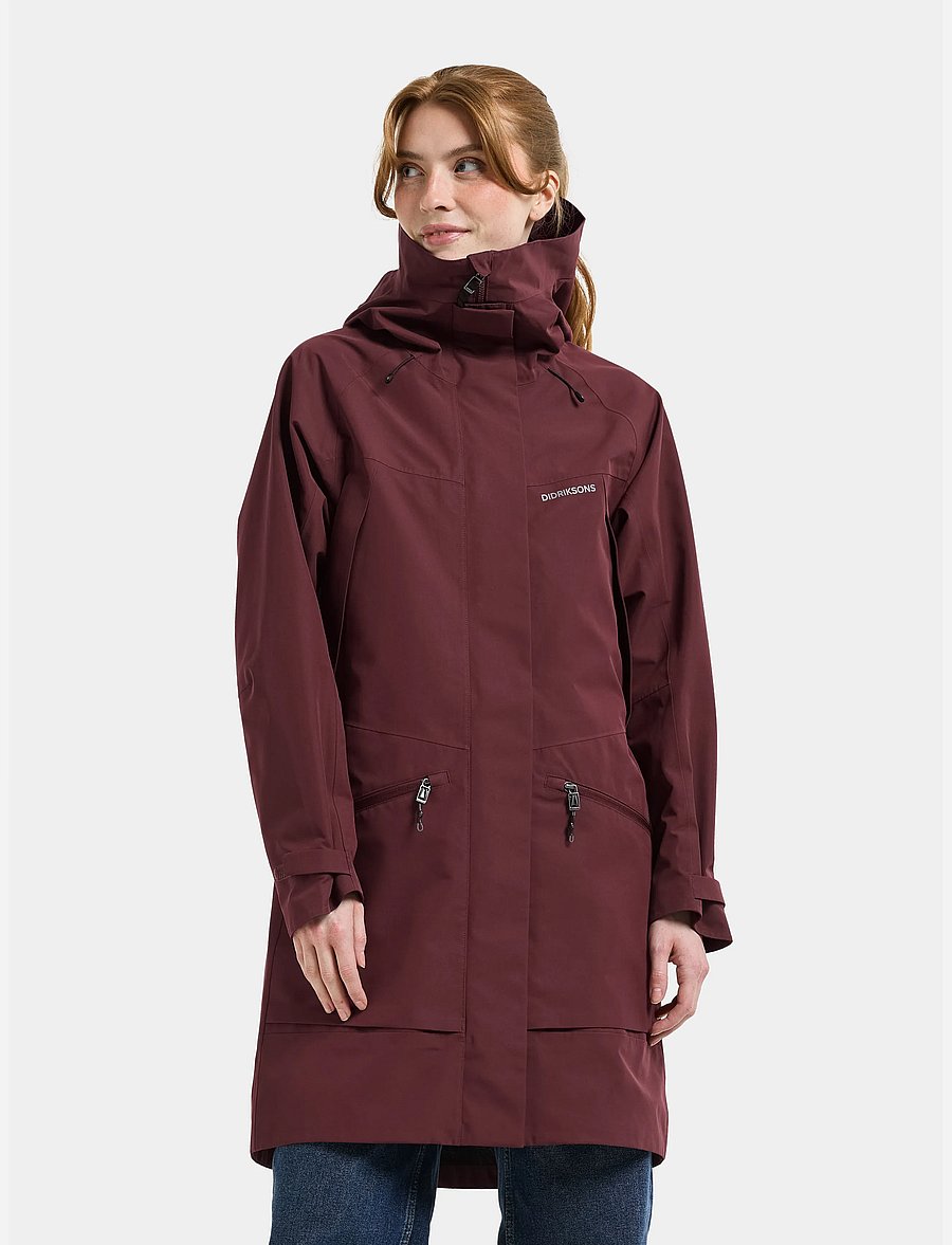 Didriksons - Ilma Parka - jacken - old rust - 0