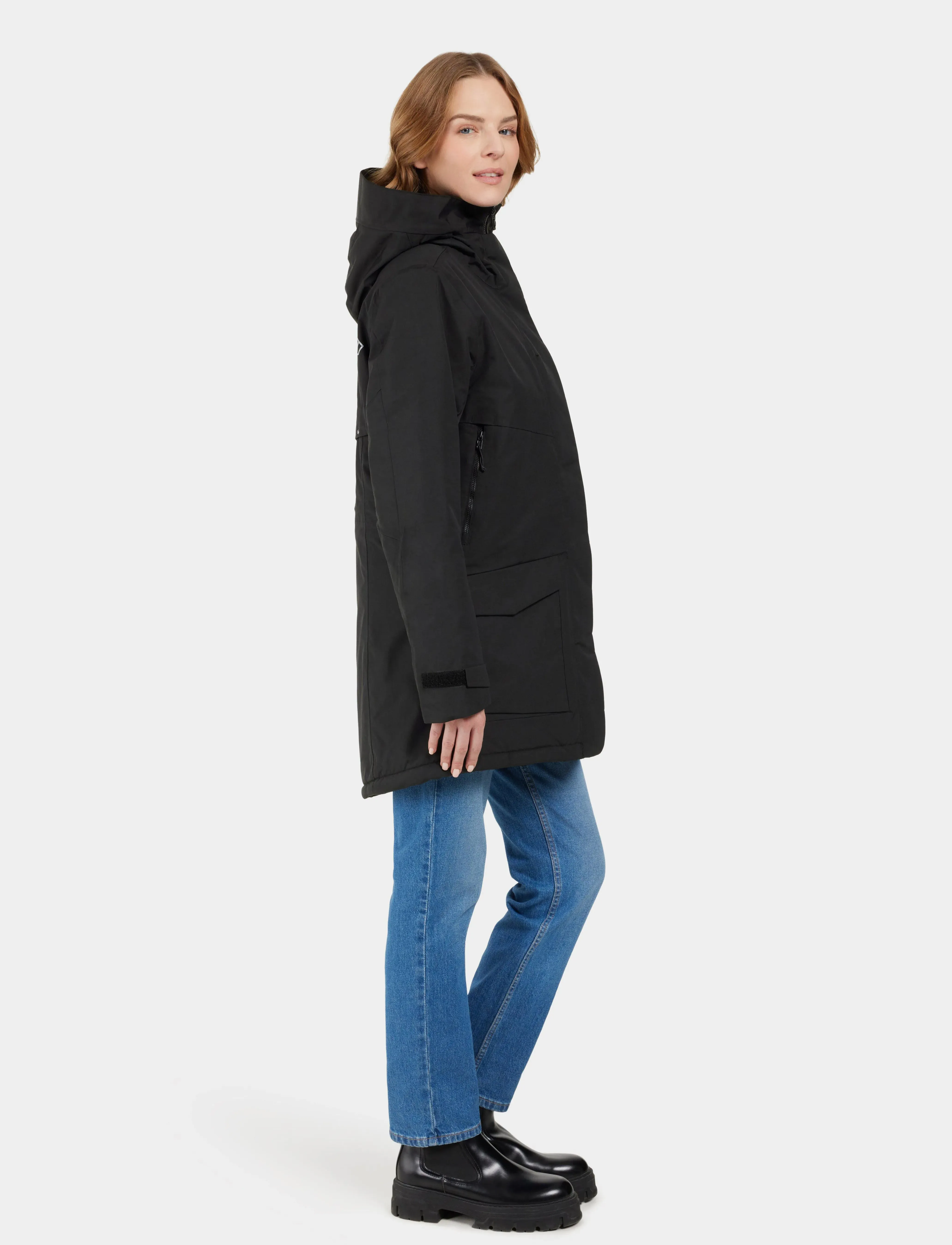 Didriksons - FRIDA WNS PARKA 7 - joped - black - 5