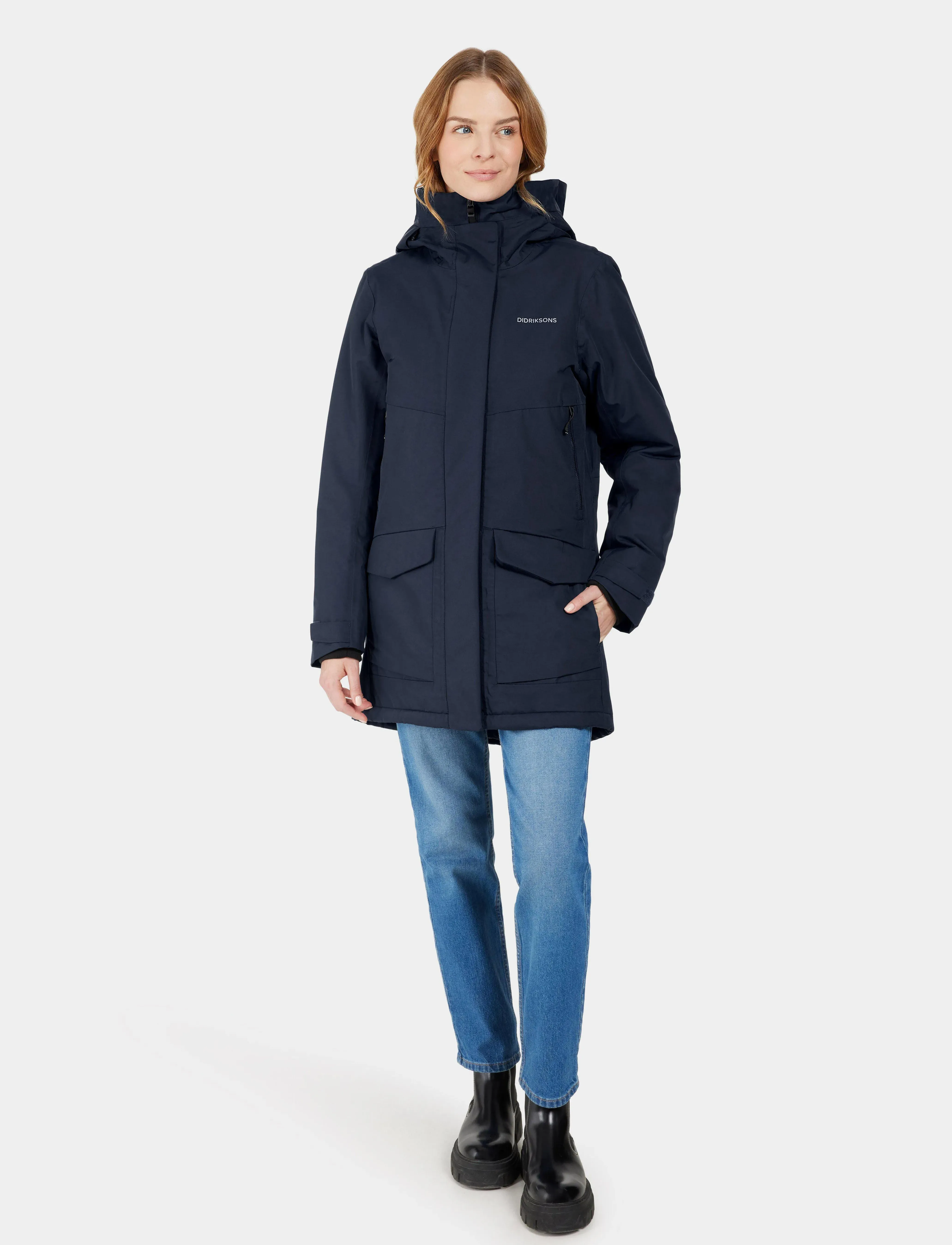 Didriksons - FRIDA WNS PARKA 7 - parkas - dark night blue - 3