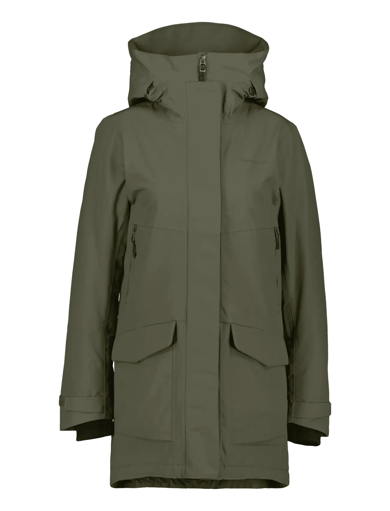 DIDRIKSONS Frida Wns Parka 7 Khaki - 34 - Damen