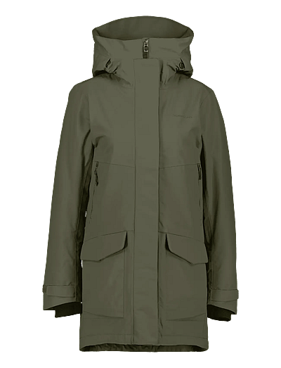 Didriksons FRIDA WNS PARKA 7 - Outerwear - DEEP GREEN / khaki/green