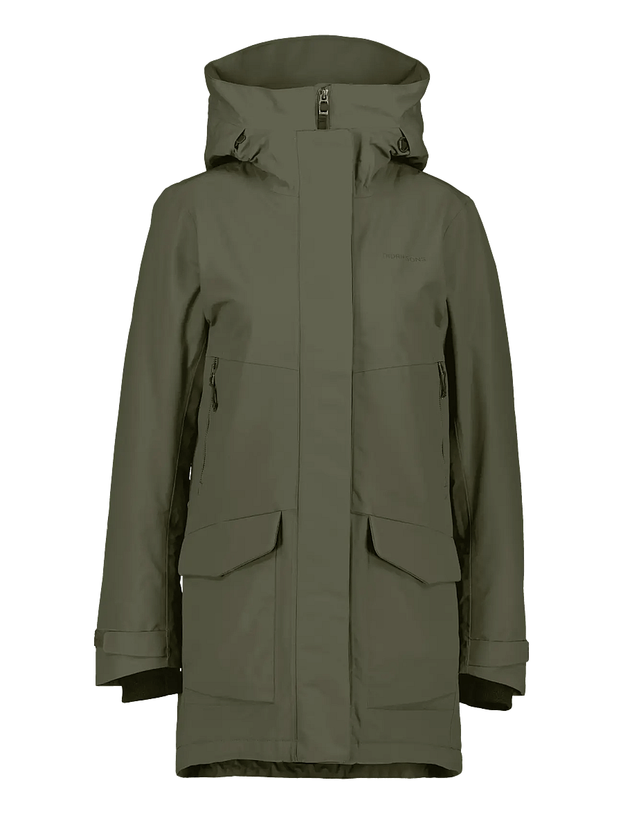 Didriksons - FRIDA WNS PARKA 7 - parkasjackor - deep green - 1