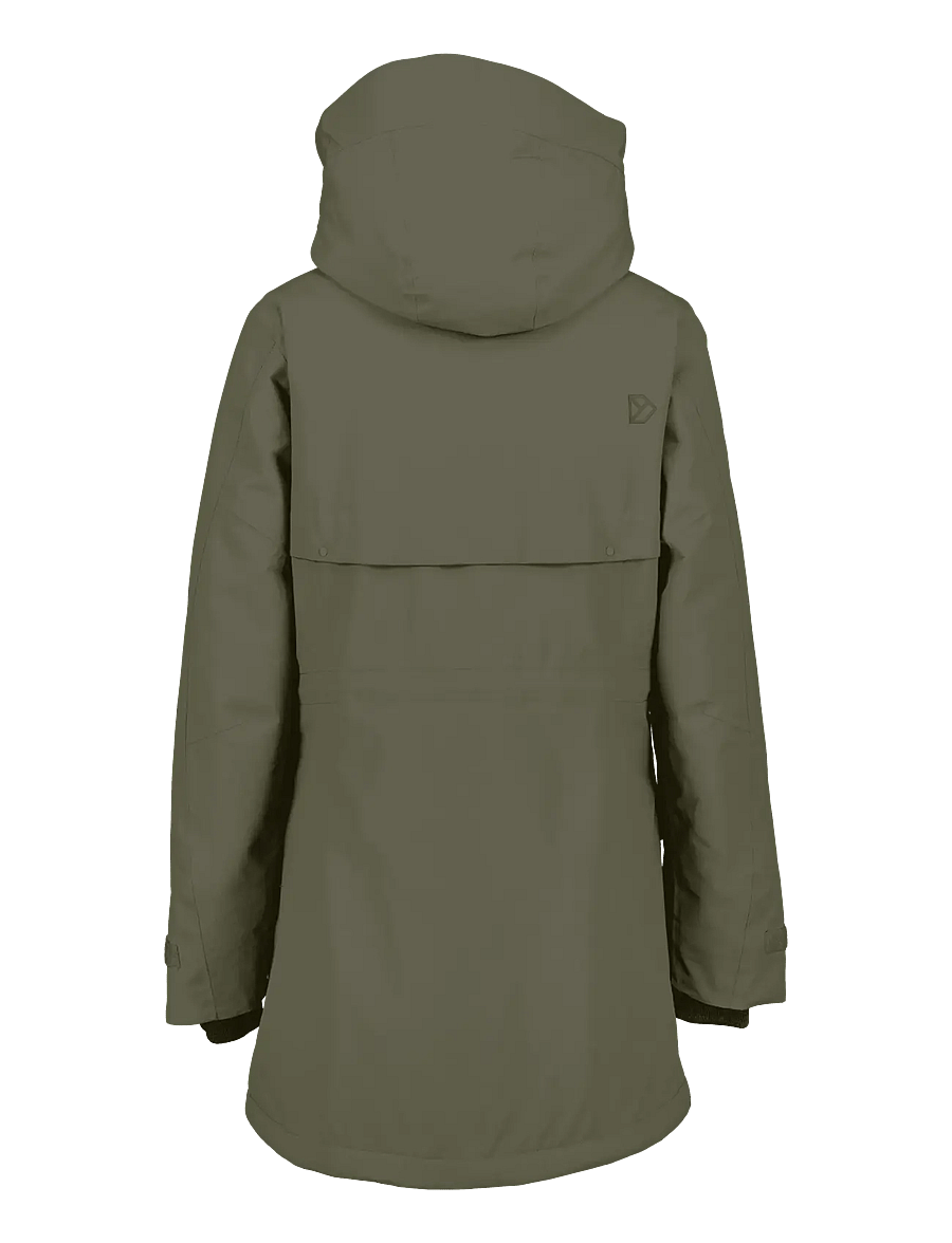 Didriksons - FRIDA WNS PARKA 7 - parkasjackor - deep green - 2