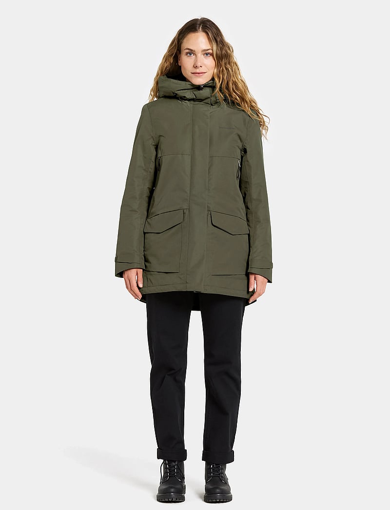 Didriksons - FRIDA WNS PARKA 7 - jacken - deep green - 3