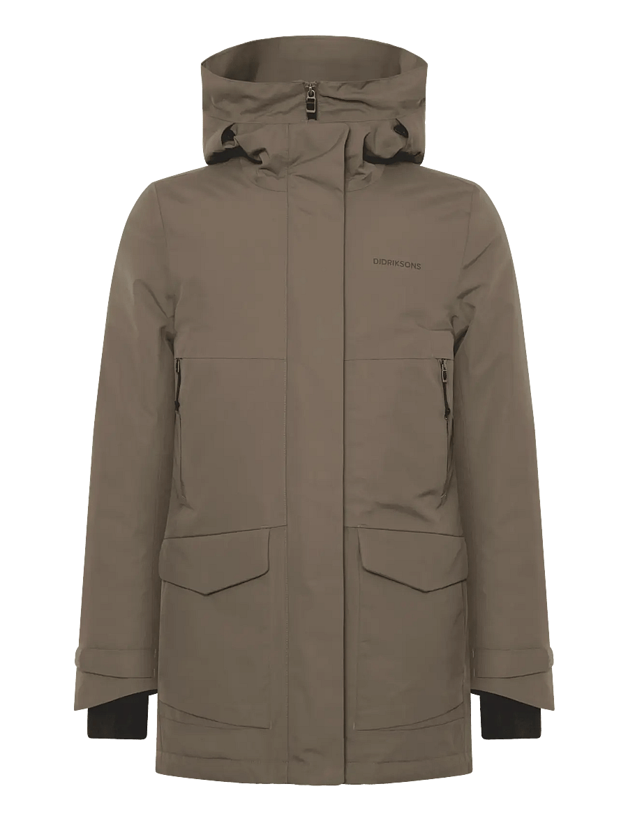 Didriksons - FRIDA WNS PARKA 7 - jakker - mocha brown - 1