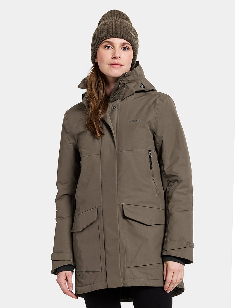 Didriksons - FRIDA WNS PARKA 7 - jacken - mocha brown - 0