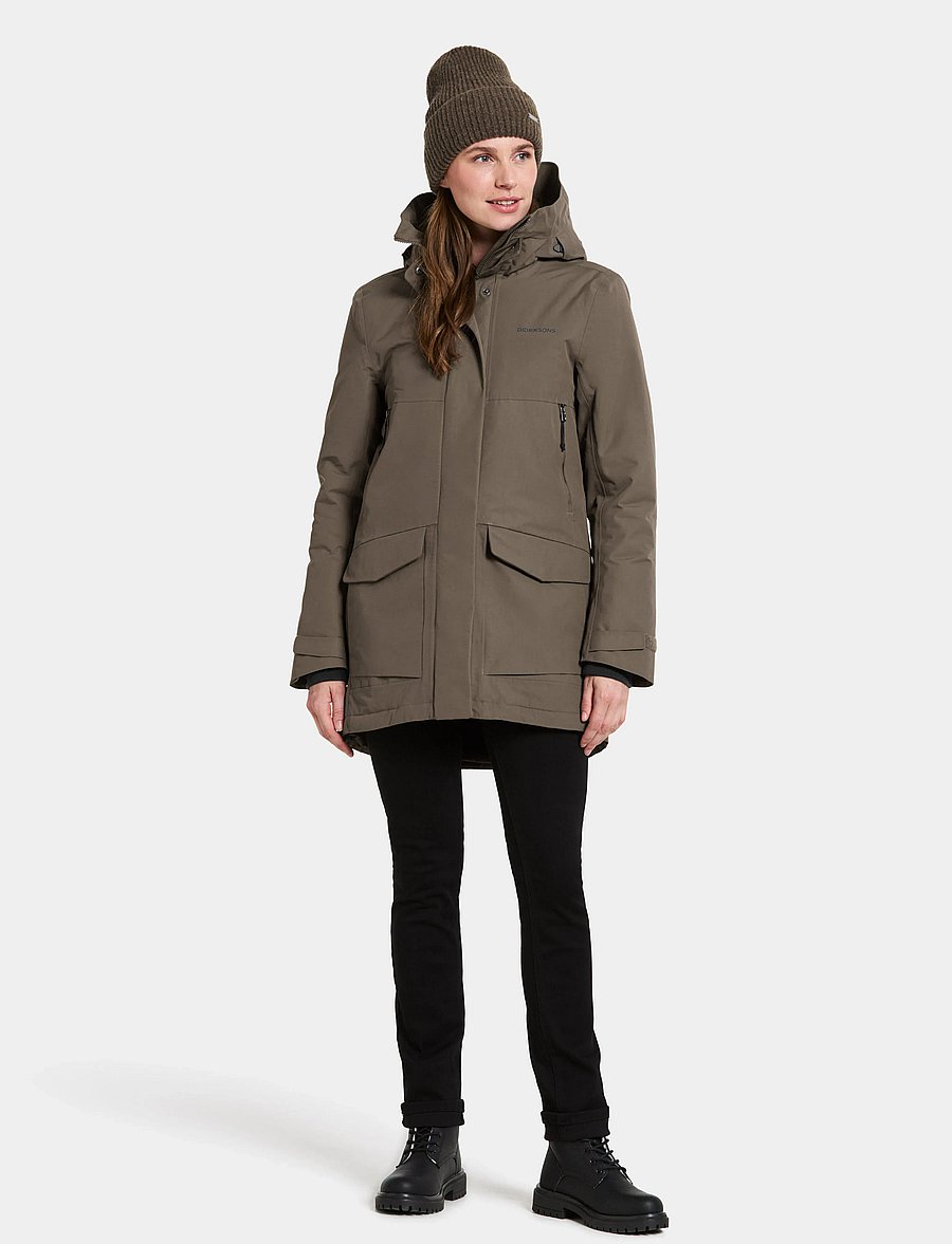 Didriksons - FRIDA WNS PARKA 7 - jakker - mocha brown - 3