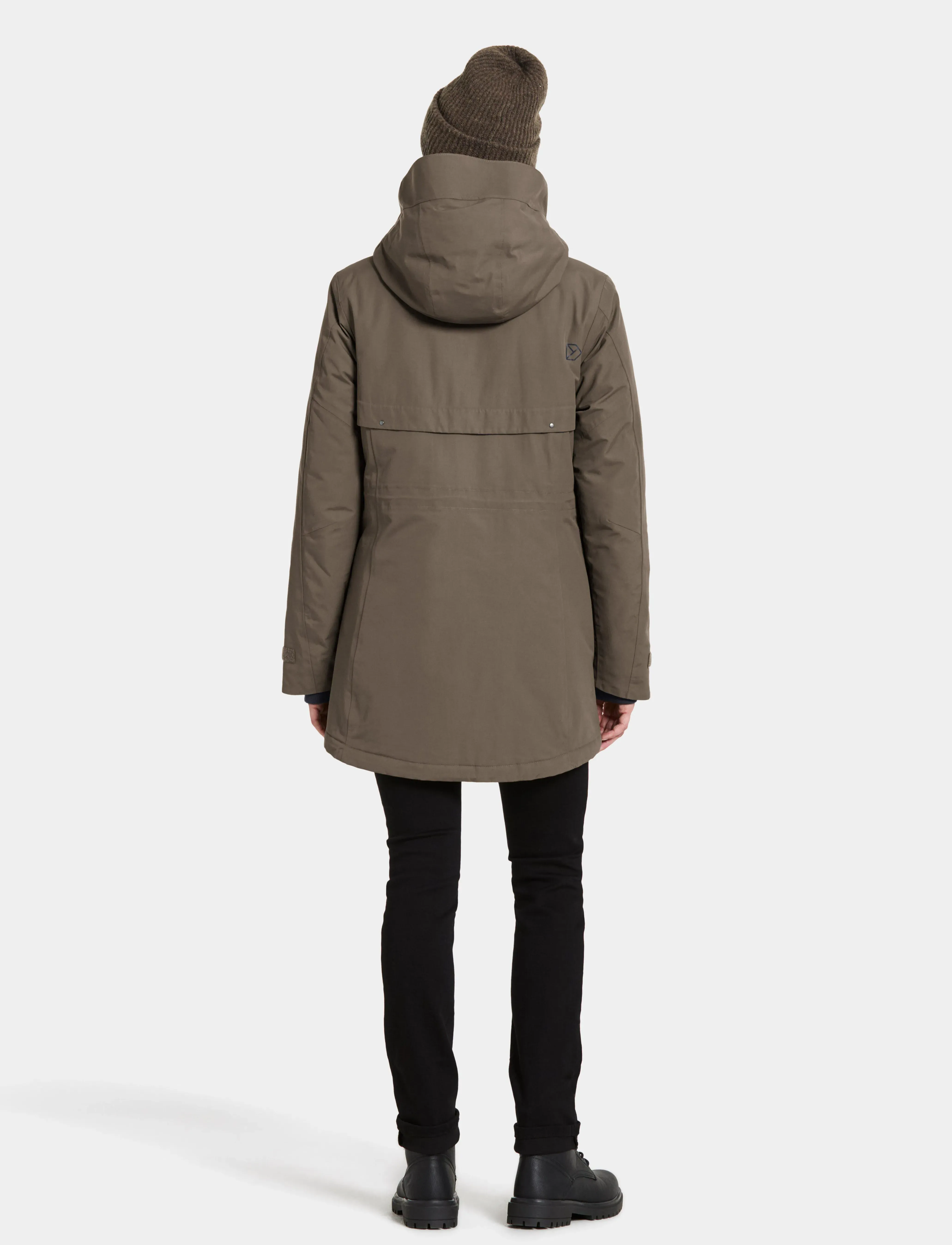Didriksons - FRIDA WNS PARKA 7 - parka coats - mocha brown - 4