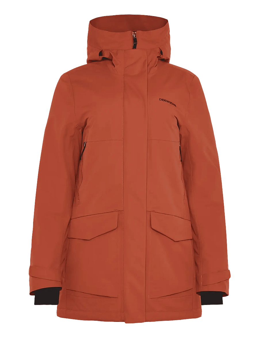 Didriksons - FRIDA WNS PARKA 7 - parkasjackor - rust - 1
