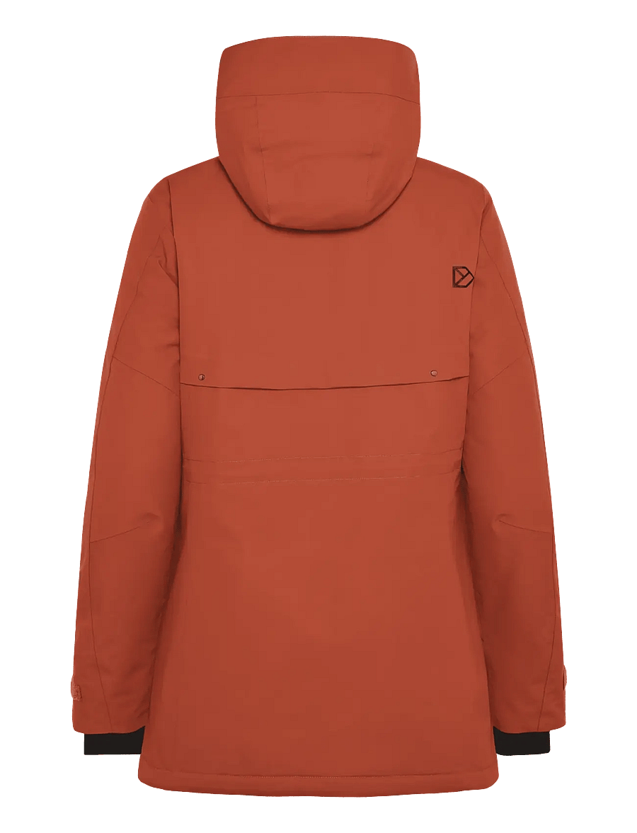 Didriksons - FRIDA WNS PARKA 7 - parkasjackor - rust - 2