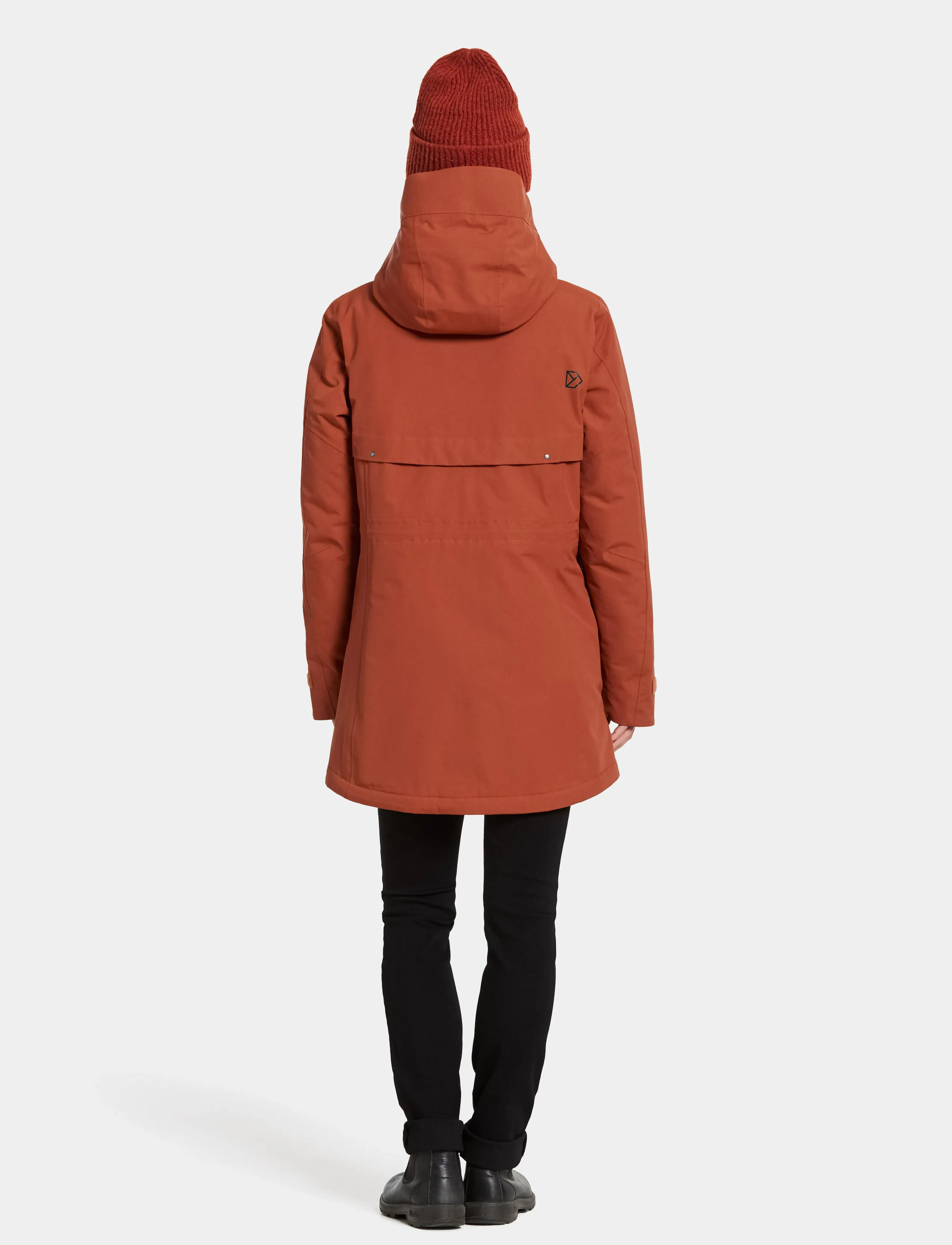 Didriksons - FRIDA WNS PARKA 7 - parkasjackor - rust - 4