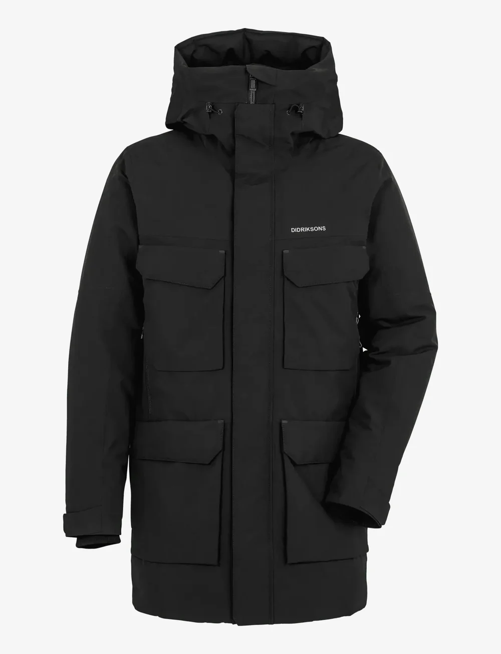 Didriksons - DREW USX PARKA 8 - vinterjakker - black - 1