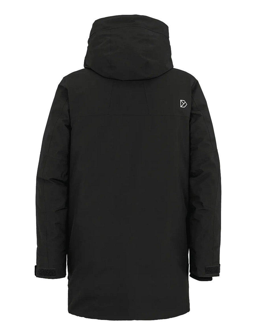 Didriksons - DREW USX PARKA 8 - parka stila mēteļi - black - 2