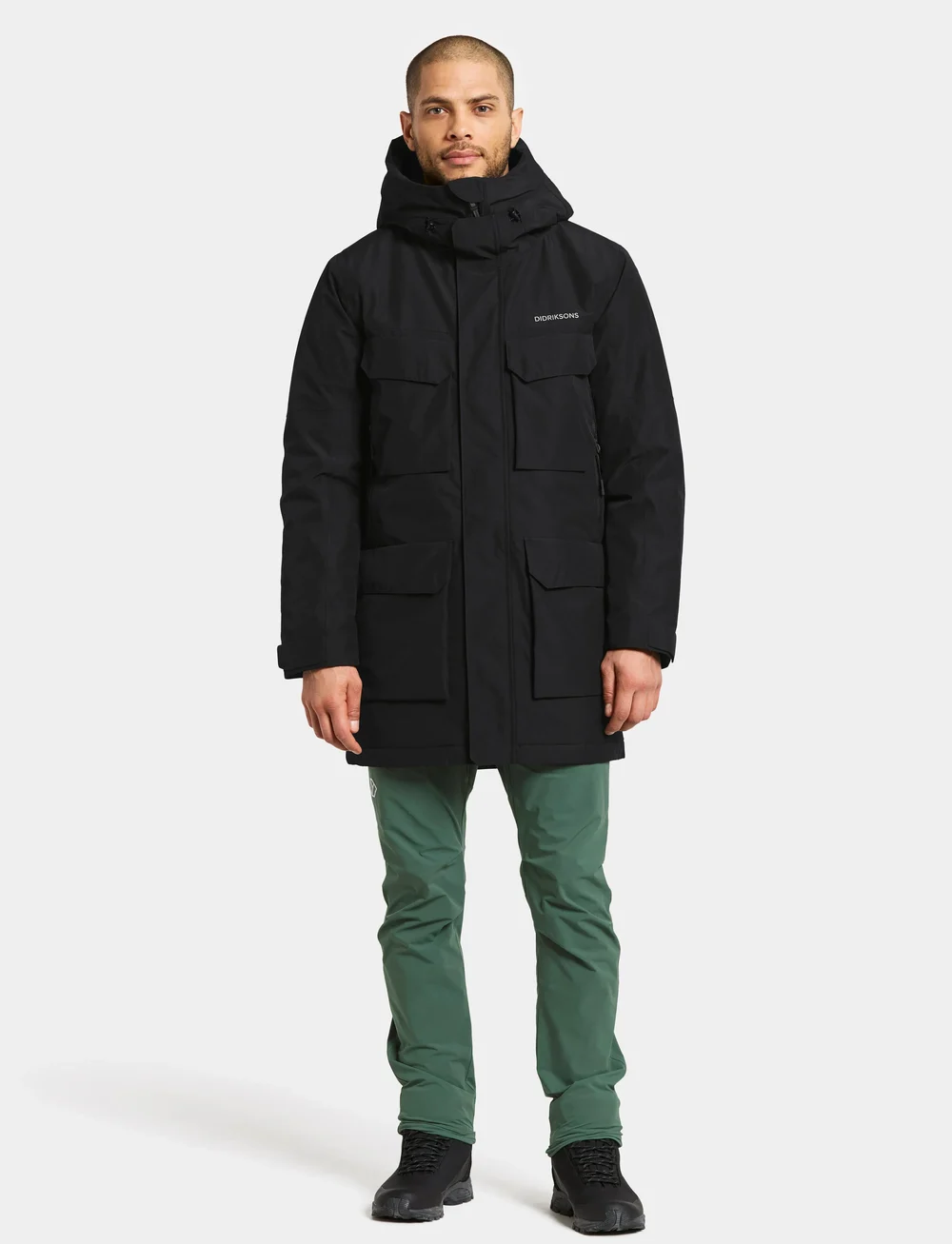 Didriksons - DREW USX PARKA 8 - vinterjakker - black - 3
