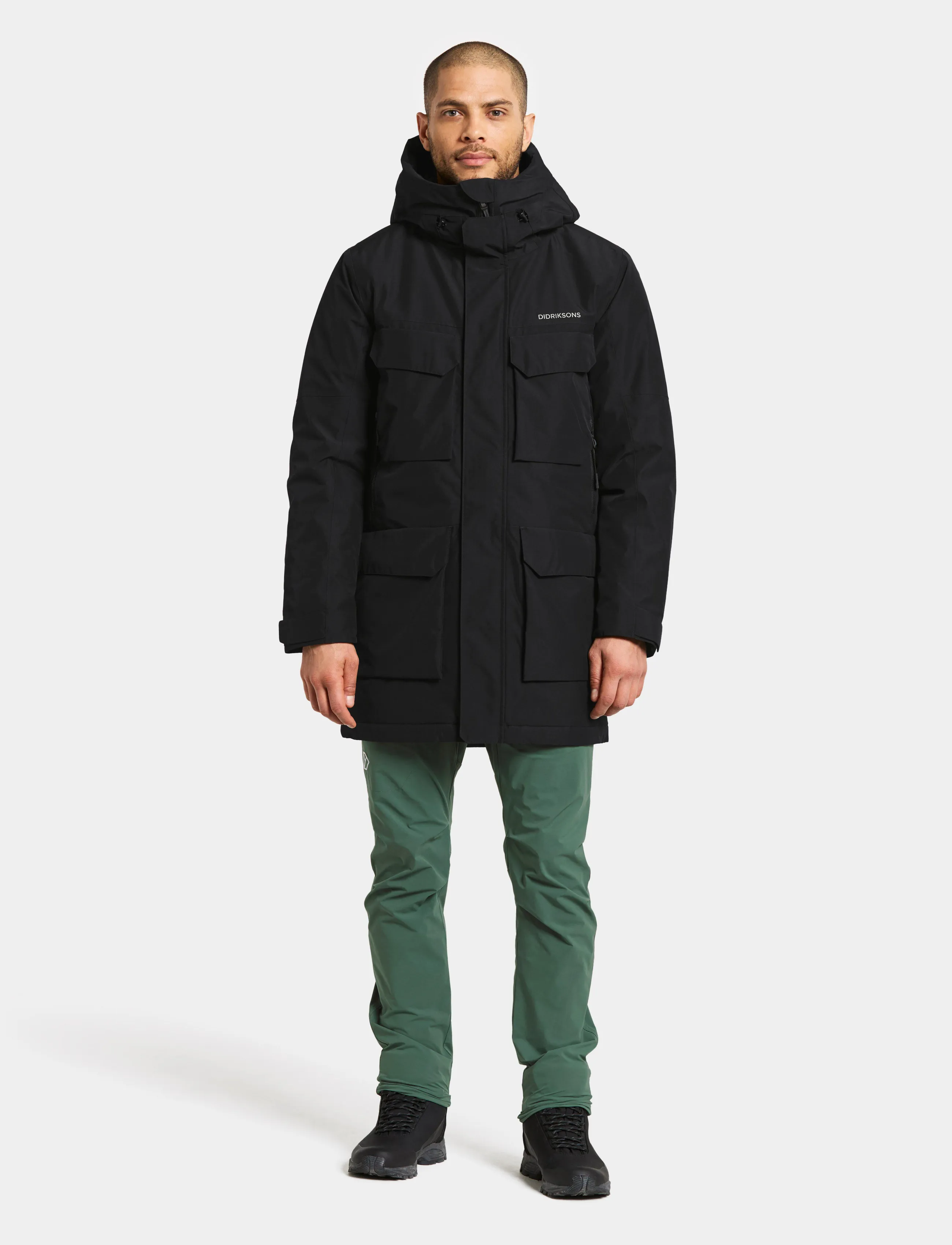 Didriksons - DREW USX PARKA 8 - vinterjackor - black - 3