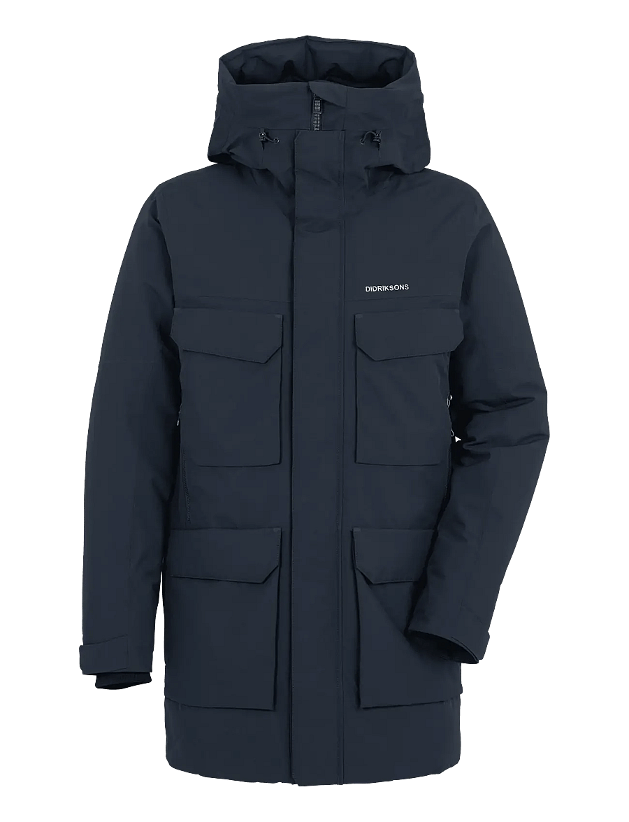 Didriksons - DREW USX PARKA 8 - parkasjackor - dark night blue - 1