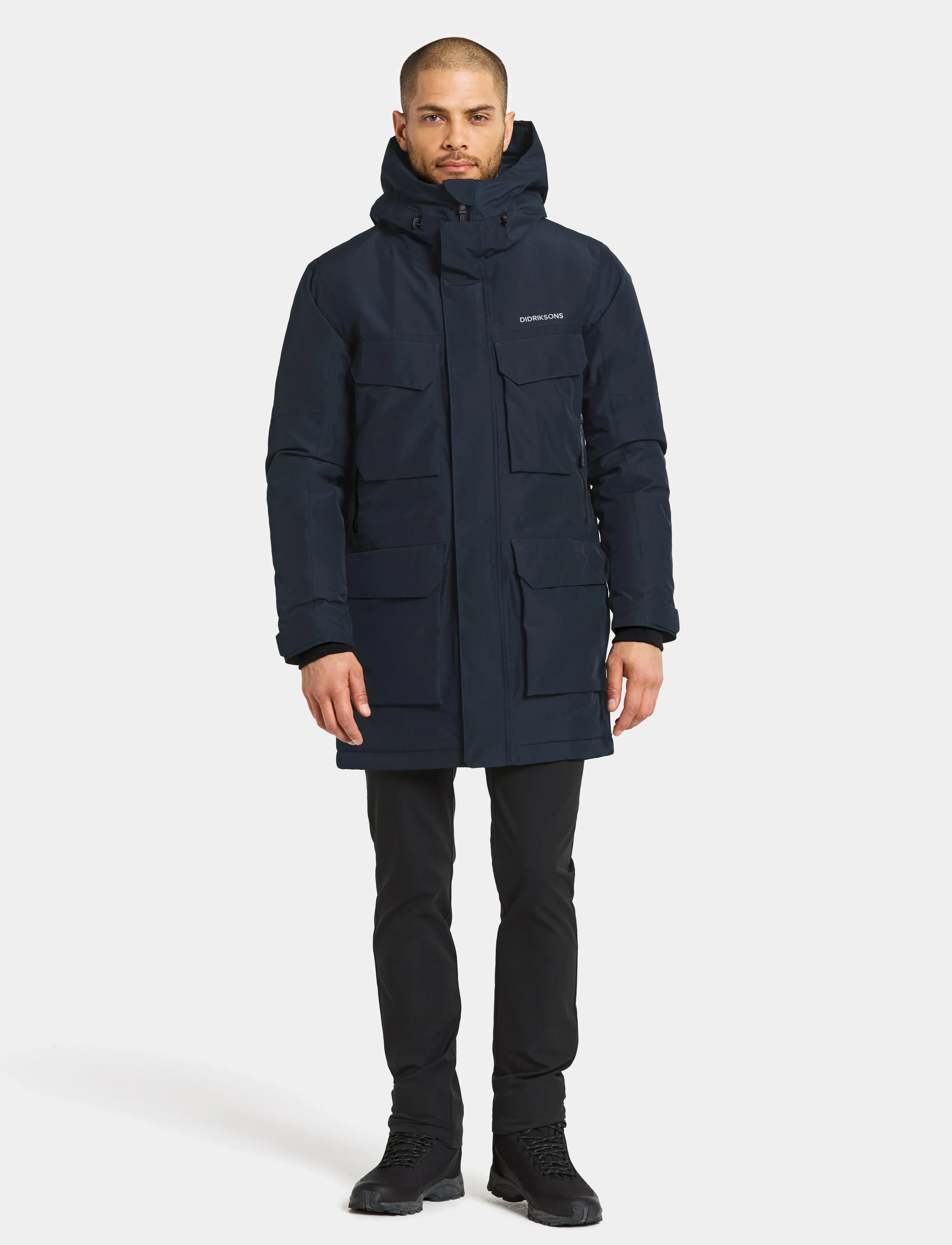 Didriksons - DREW USX PARKA 8 - vinterjakker - dark night blue - 3
