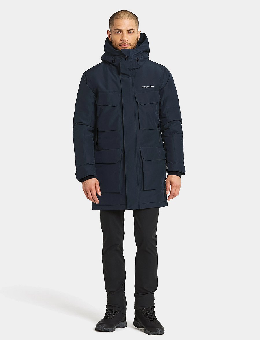 Didriksons - DREW USX PARKA 8 - parkasjackor - dark night blue - 3