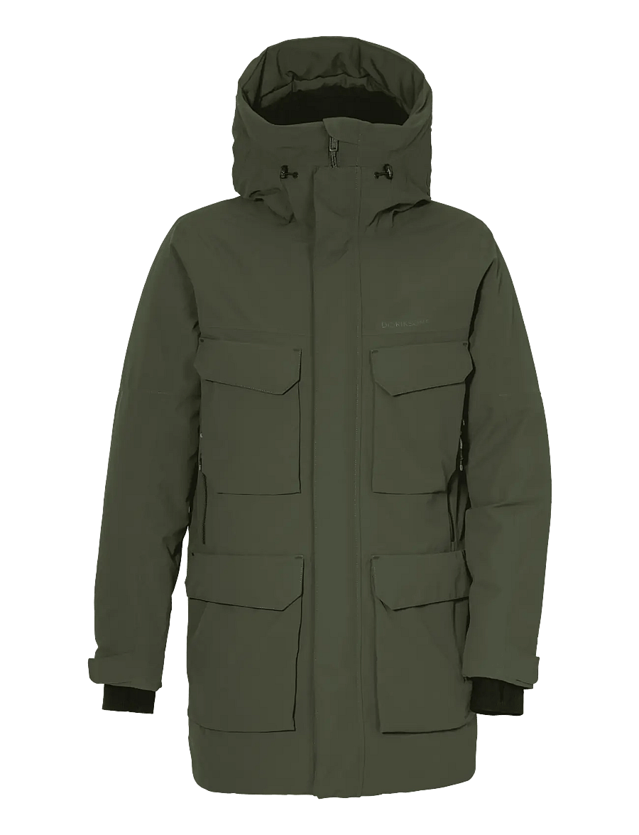Didriksons - DREW USX PARKA 8 - parkas - deep green - 1