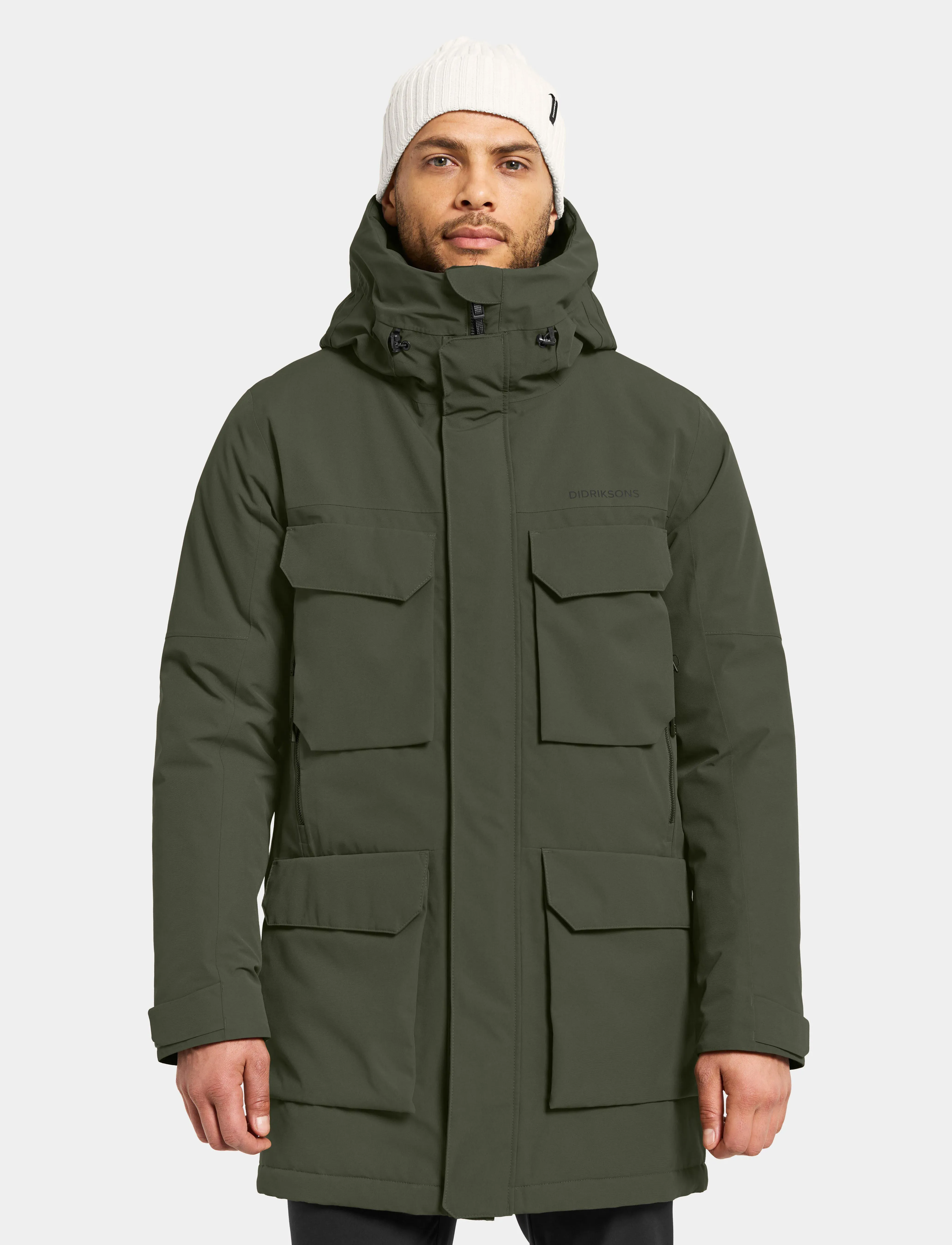 Didriksons Drew Usx Parka 8, XXL, Green, Sport Jackets > Sport Parkas, Herre
