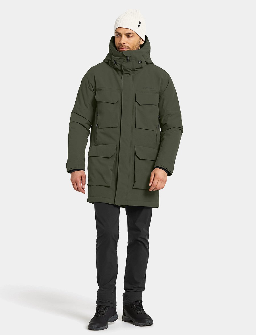 Didriksons - DREW USX PARKA 8 - parkas - deep green - 3